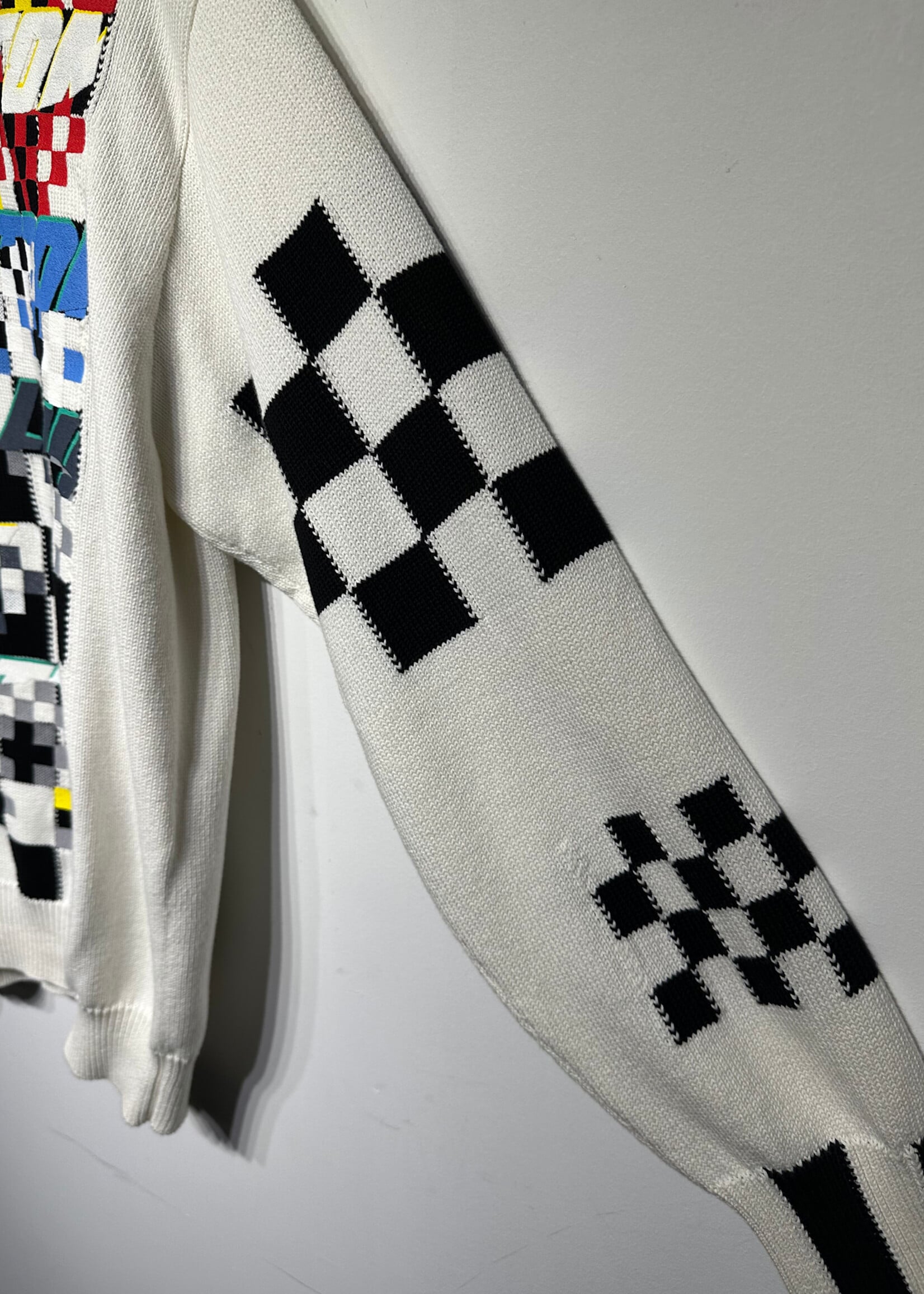 Louis Vuitton 2022 Racing Check Knit Sweater M