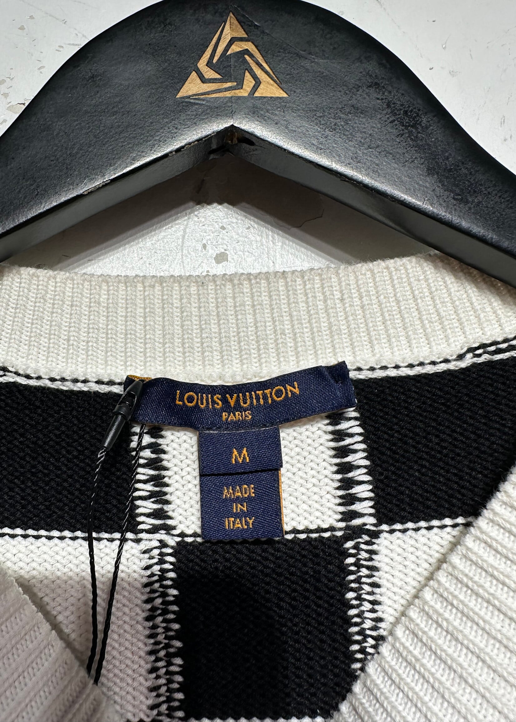Louis Vuitton 2022 Racing Check Knit Sweater M