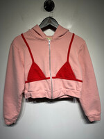 Fashion Brand Company Pink Bikini Bod Hoodie XXS