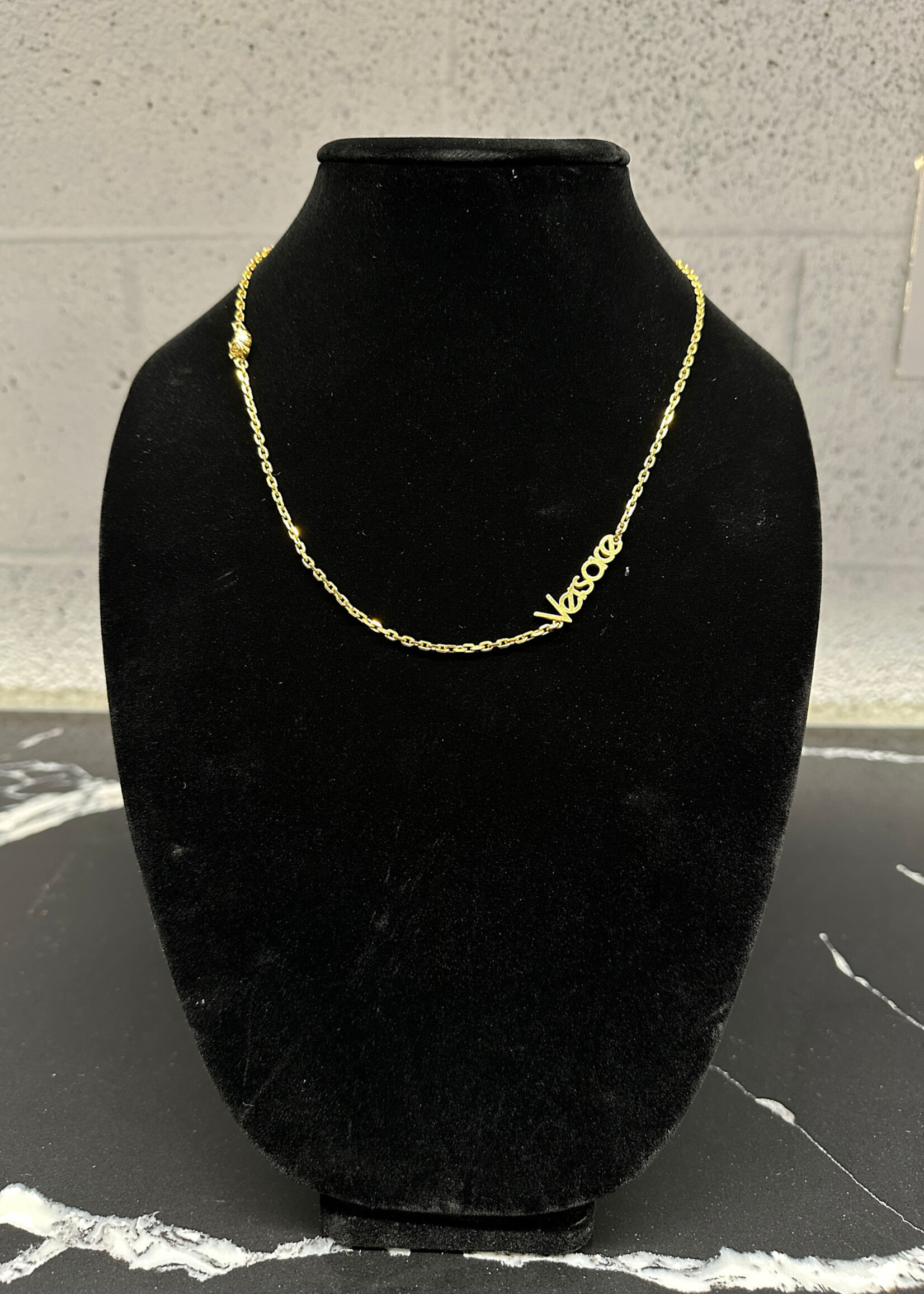Versace Medusa Logo Pendant Necklace