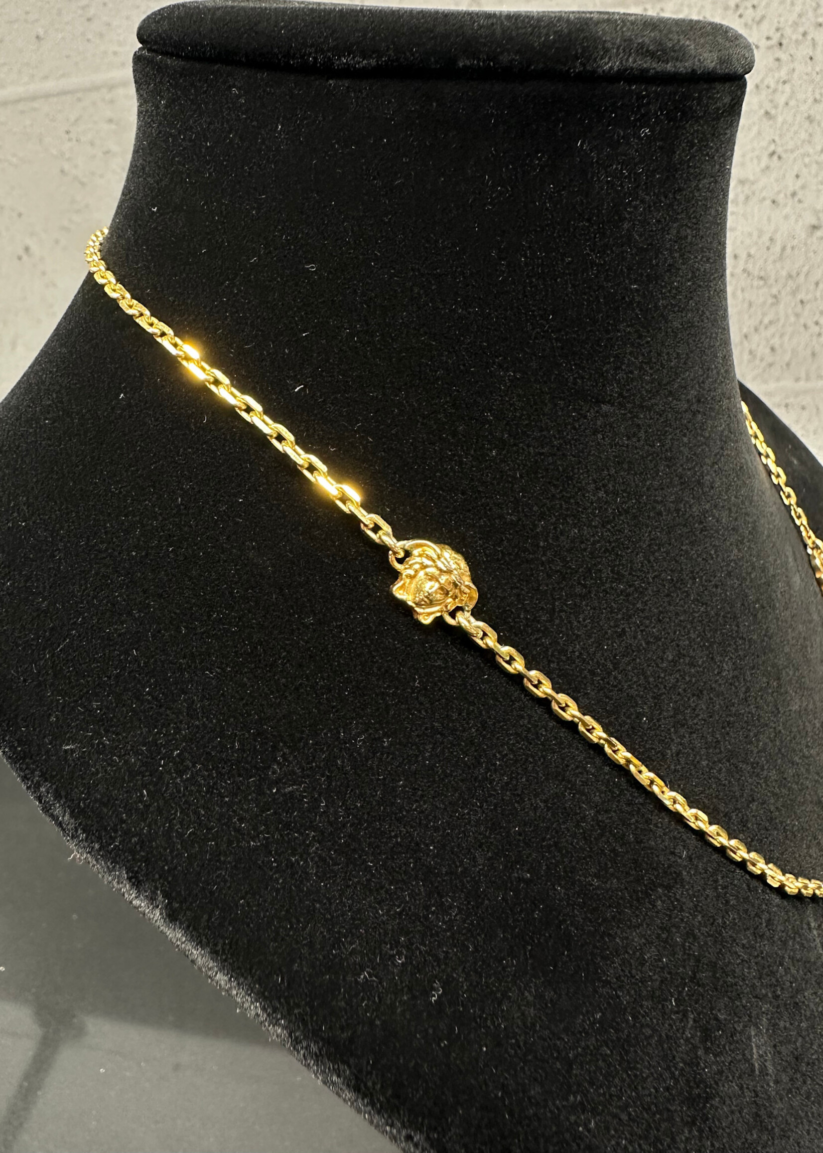 Versace Medusa Logo Pendant Necklace
