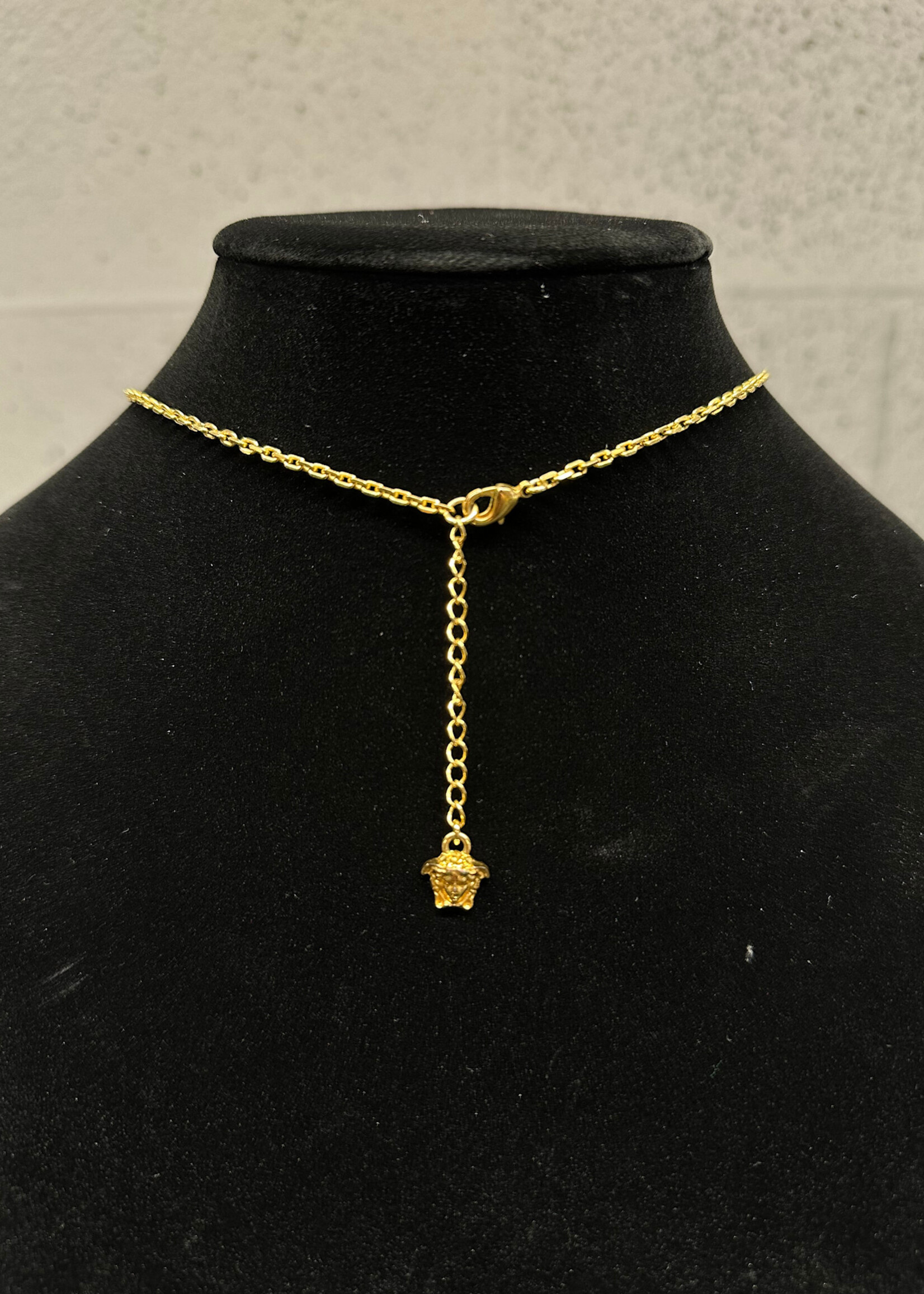 Versace Medusa Logo Pendant Necklace