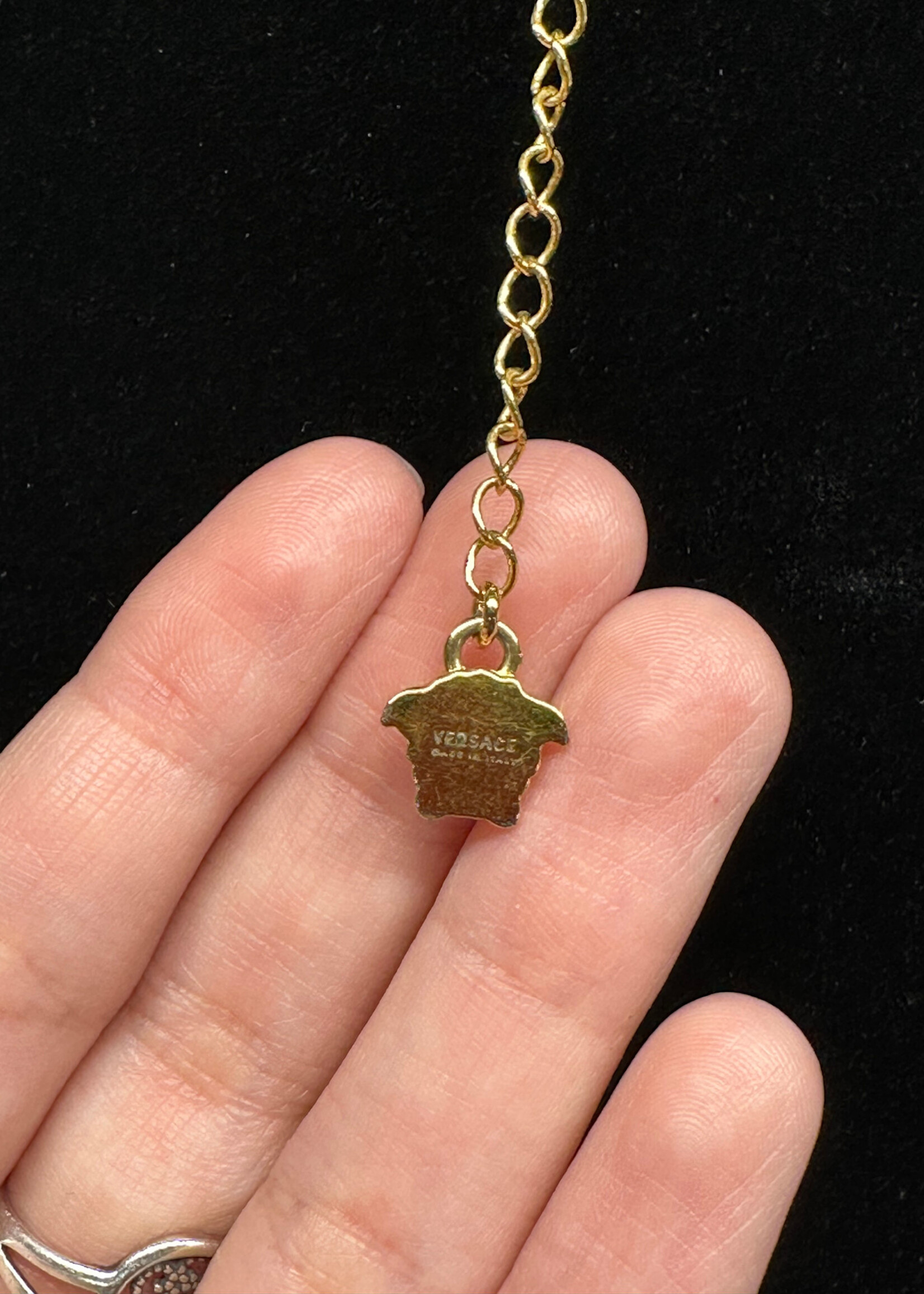 Versace Medusa Logo Pendant Necklace