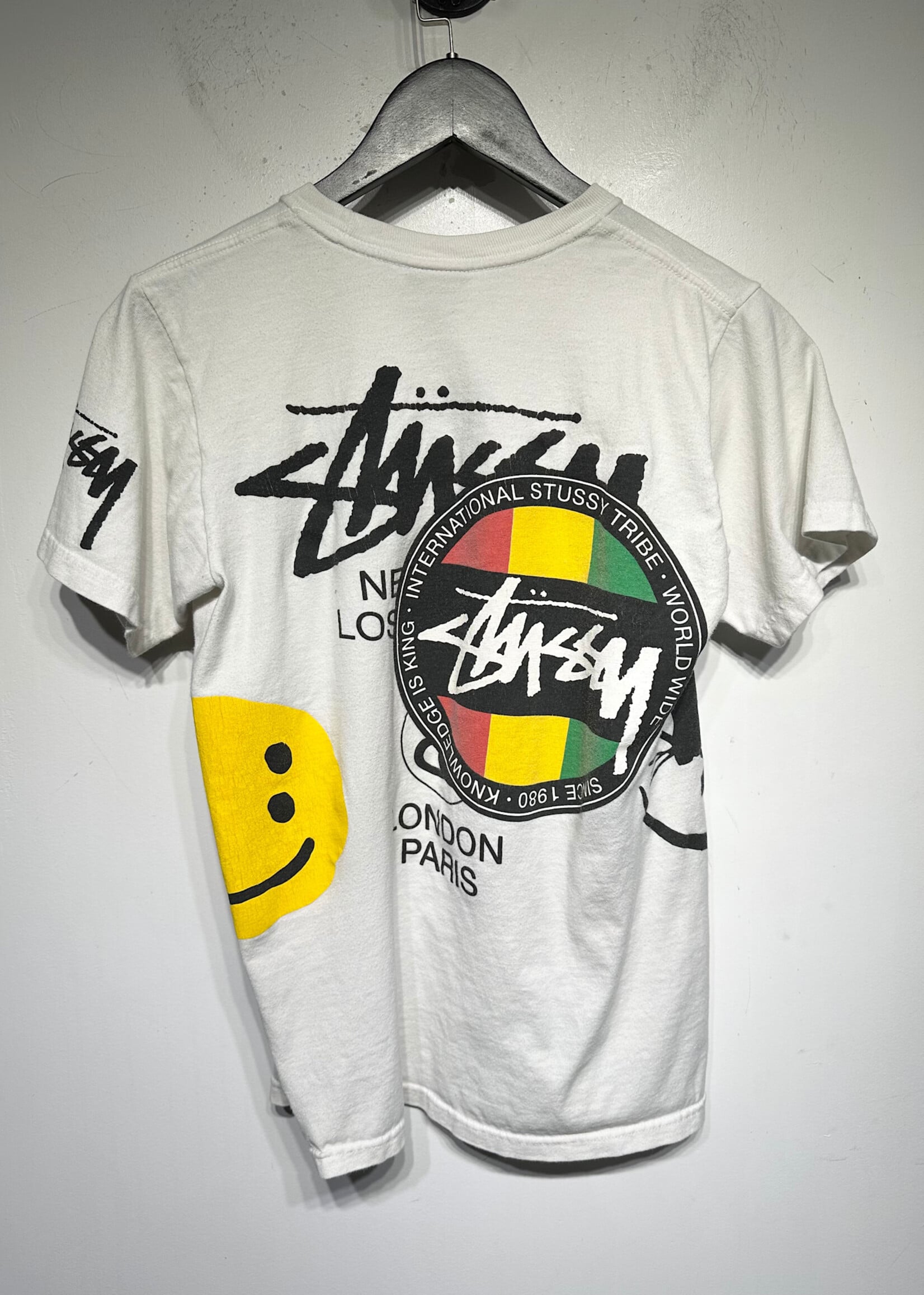 Stussy Intl White CPFM Logo Tee S AS IS S
