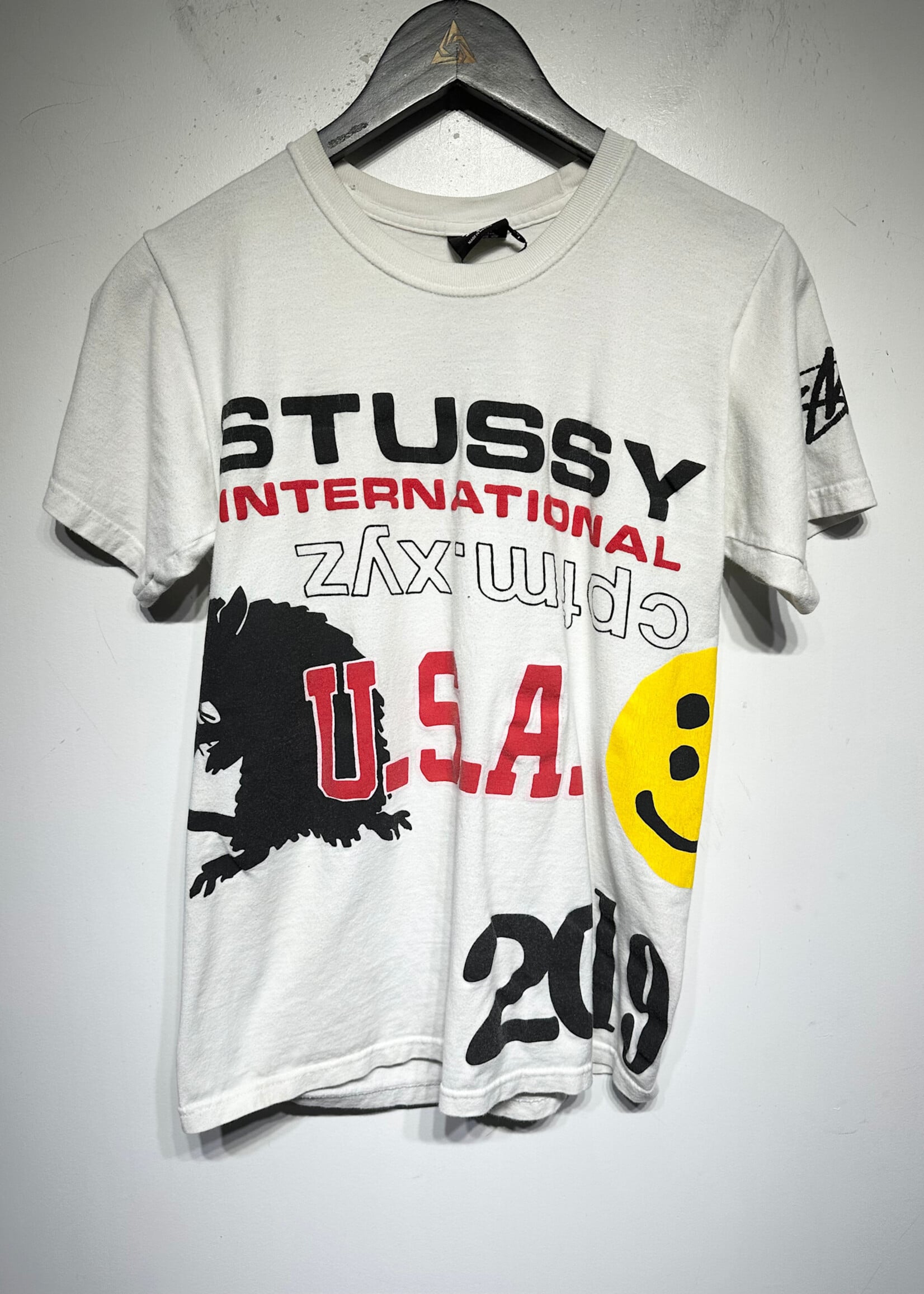 Stussy Intl White CPFM Logo Tee S AS IS S