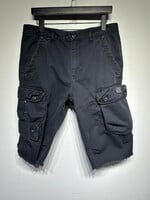 Armani 00s Black Multi Pocket Long Cargo Short Masc 32