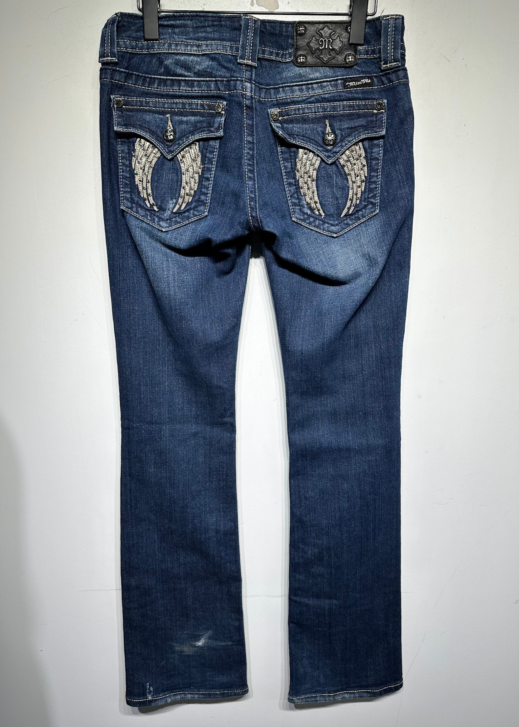 Miss Me Indigo Wash JP5082B12 Boot Flared Jeans 28