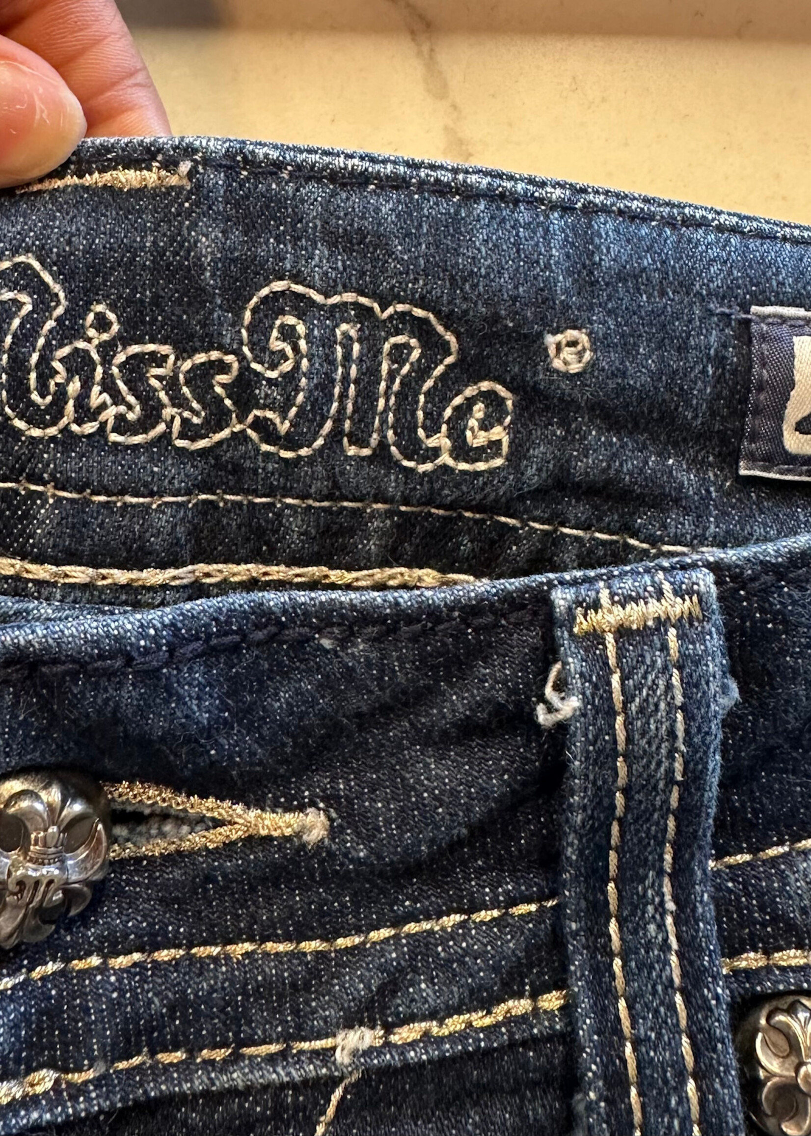 Miss Me Indigo Wash JP5082B12 Boot Flared Jeans 28