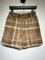 GFTD LA Brown Plaid Mohair Shorts 26-30''