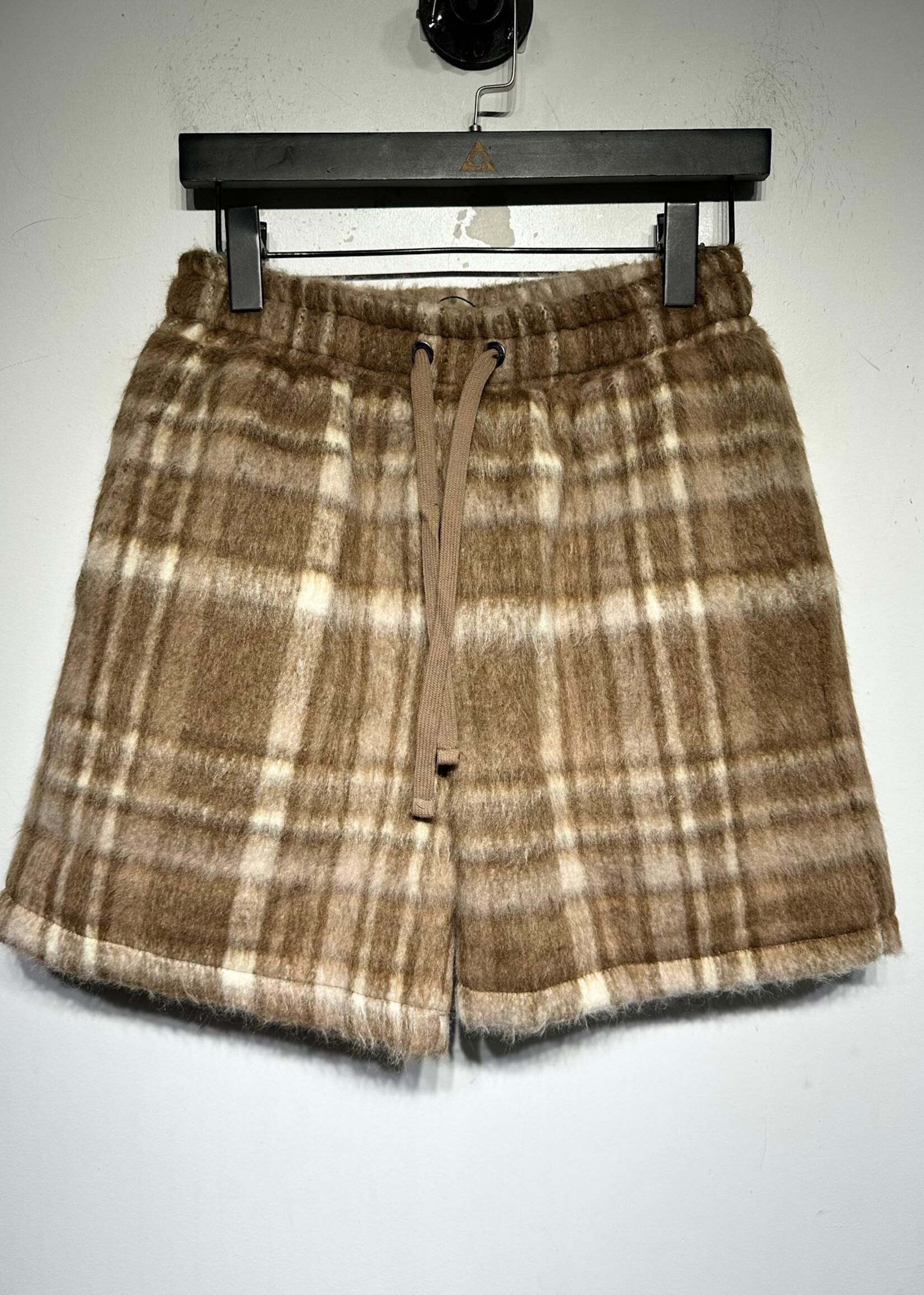 GFTD LA Brown Plaid Mohair Shorts 26-30''