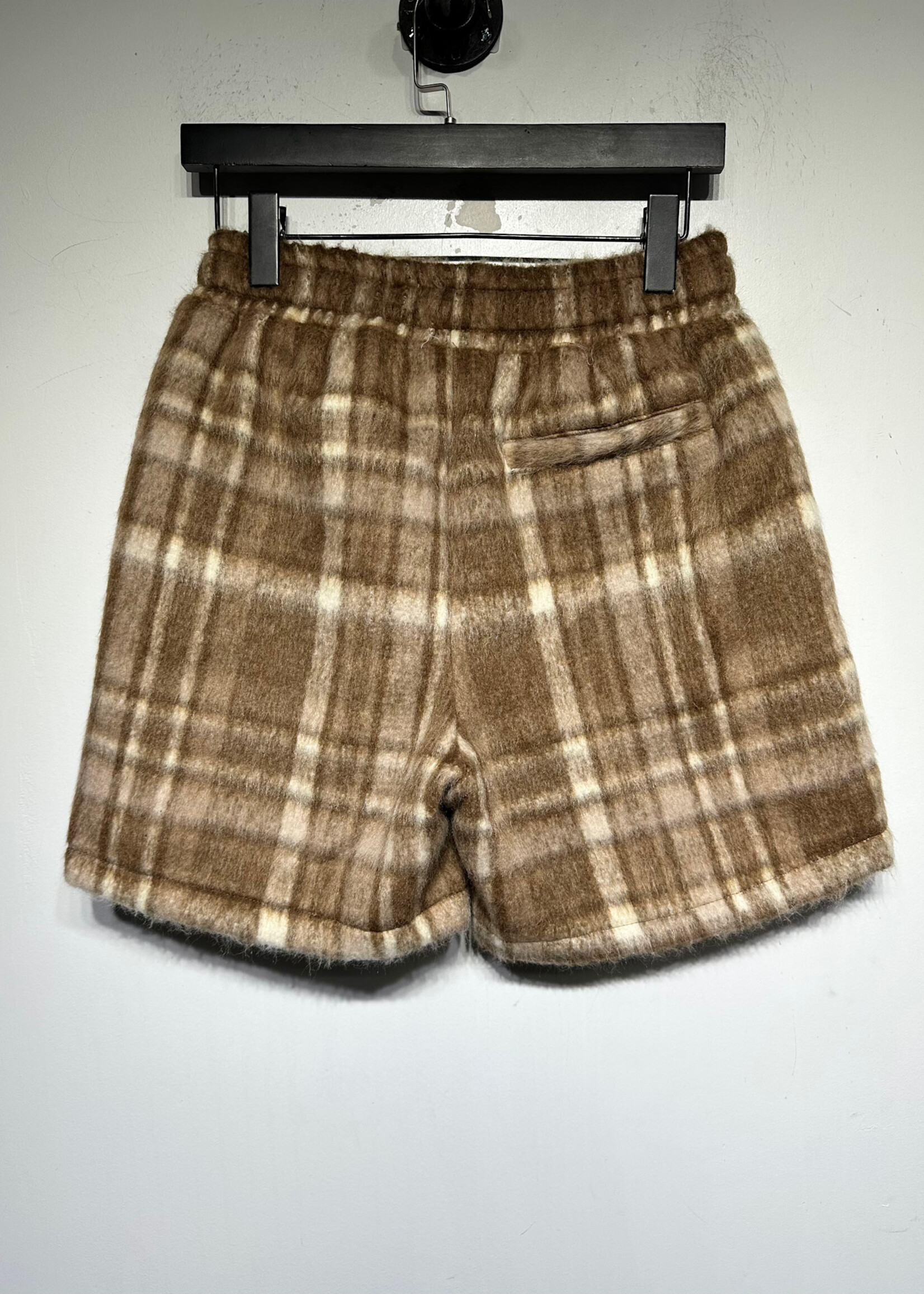 GFTD LA Brown Plaid Mohair Shorts 26-30''