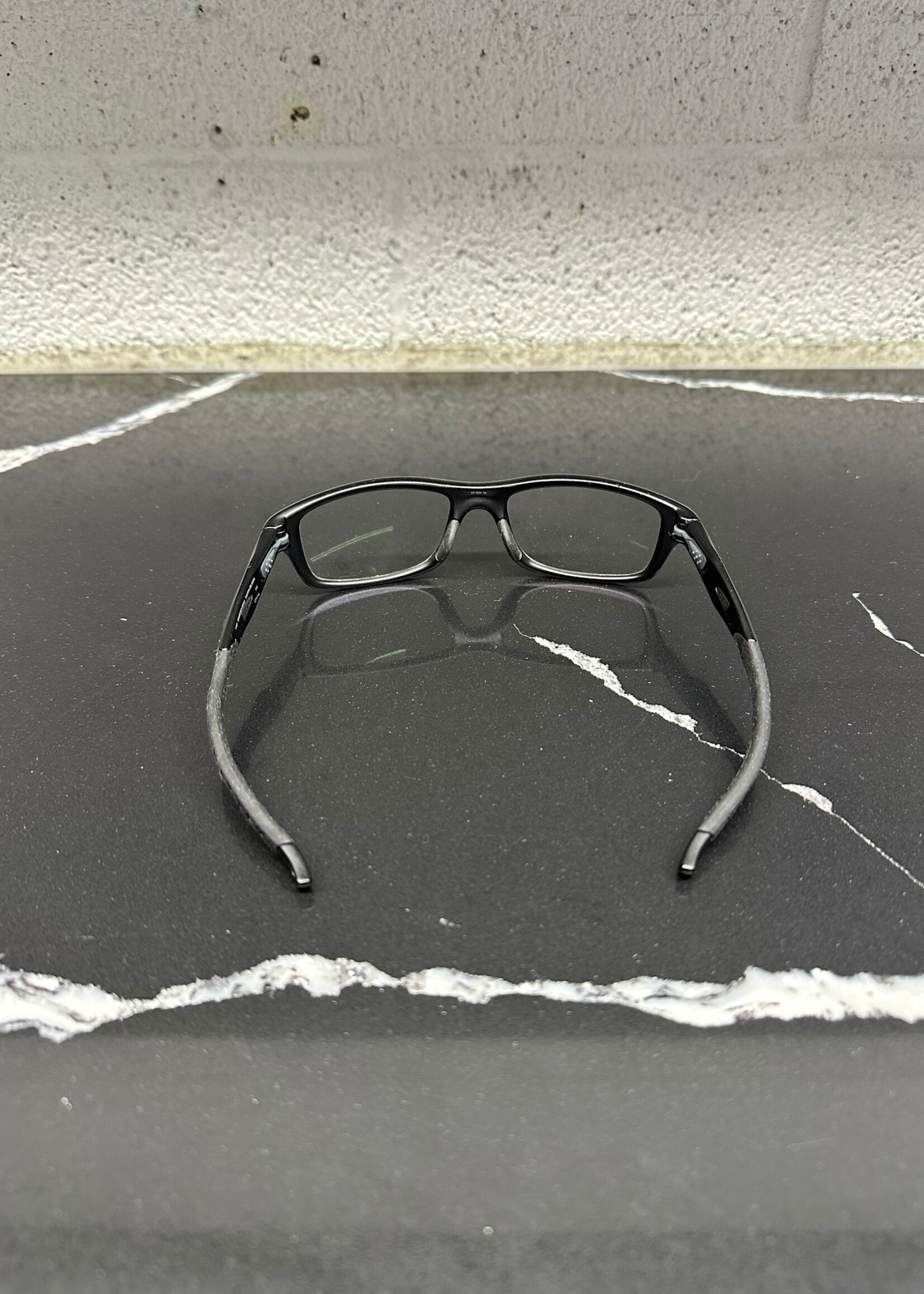Oakley Crosslink Black Clear Lens Glasses OS