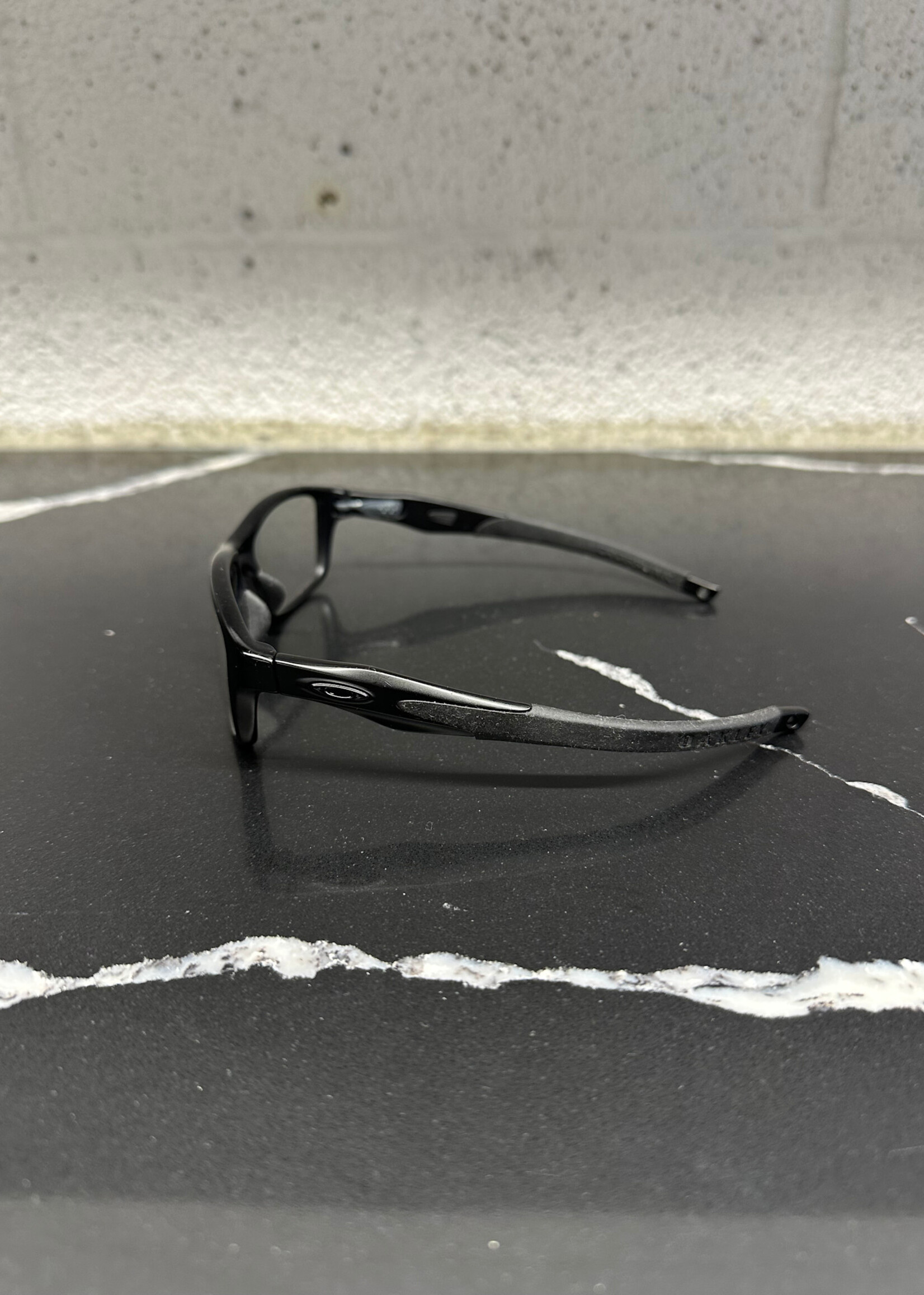 Oakley Crosslink Black Clear Lens Glasses OS