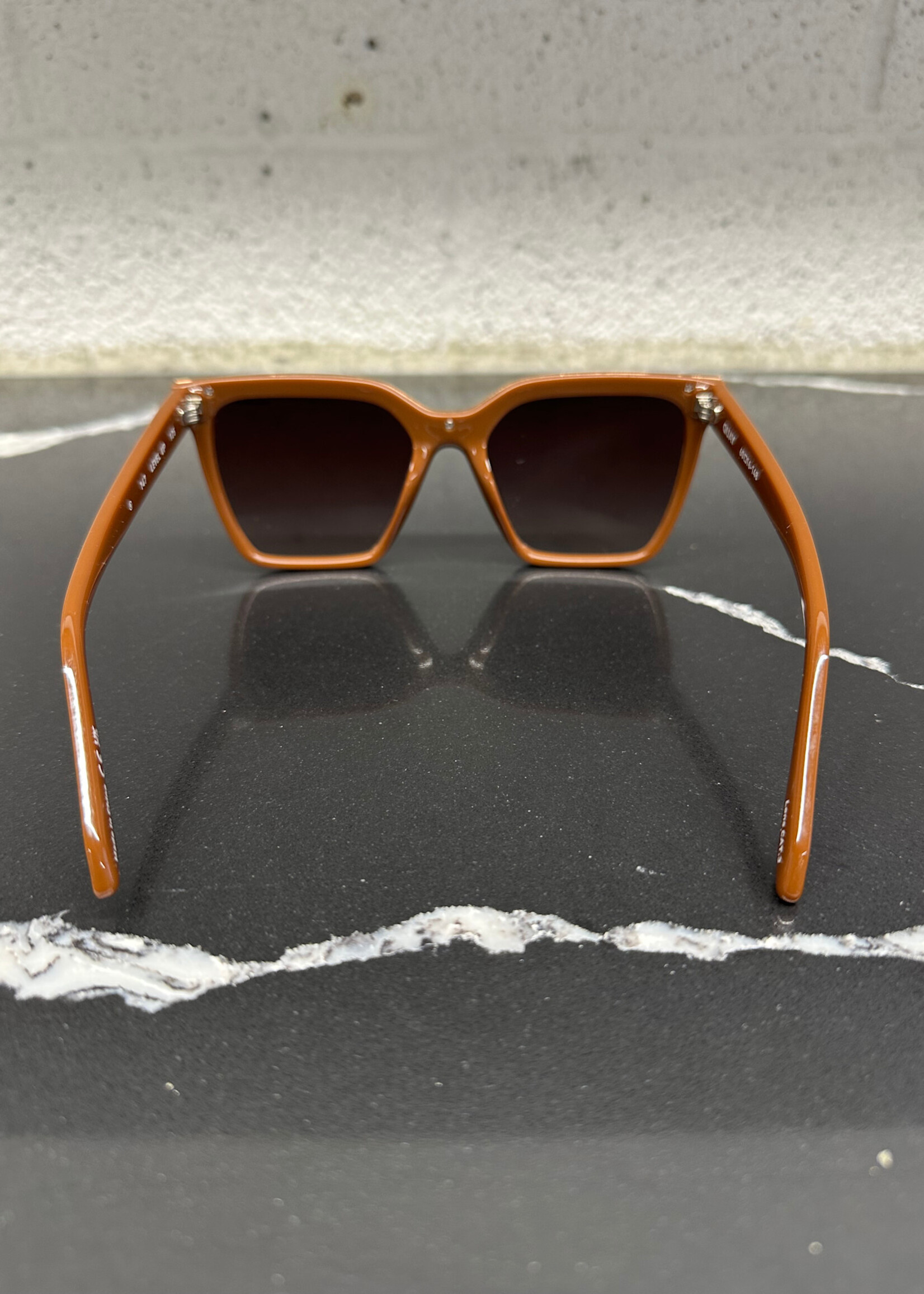 Quay Brown Lens Cat 3 Glasses OS