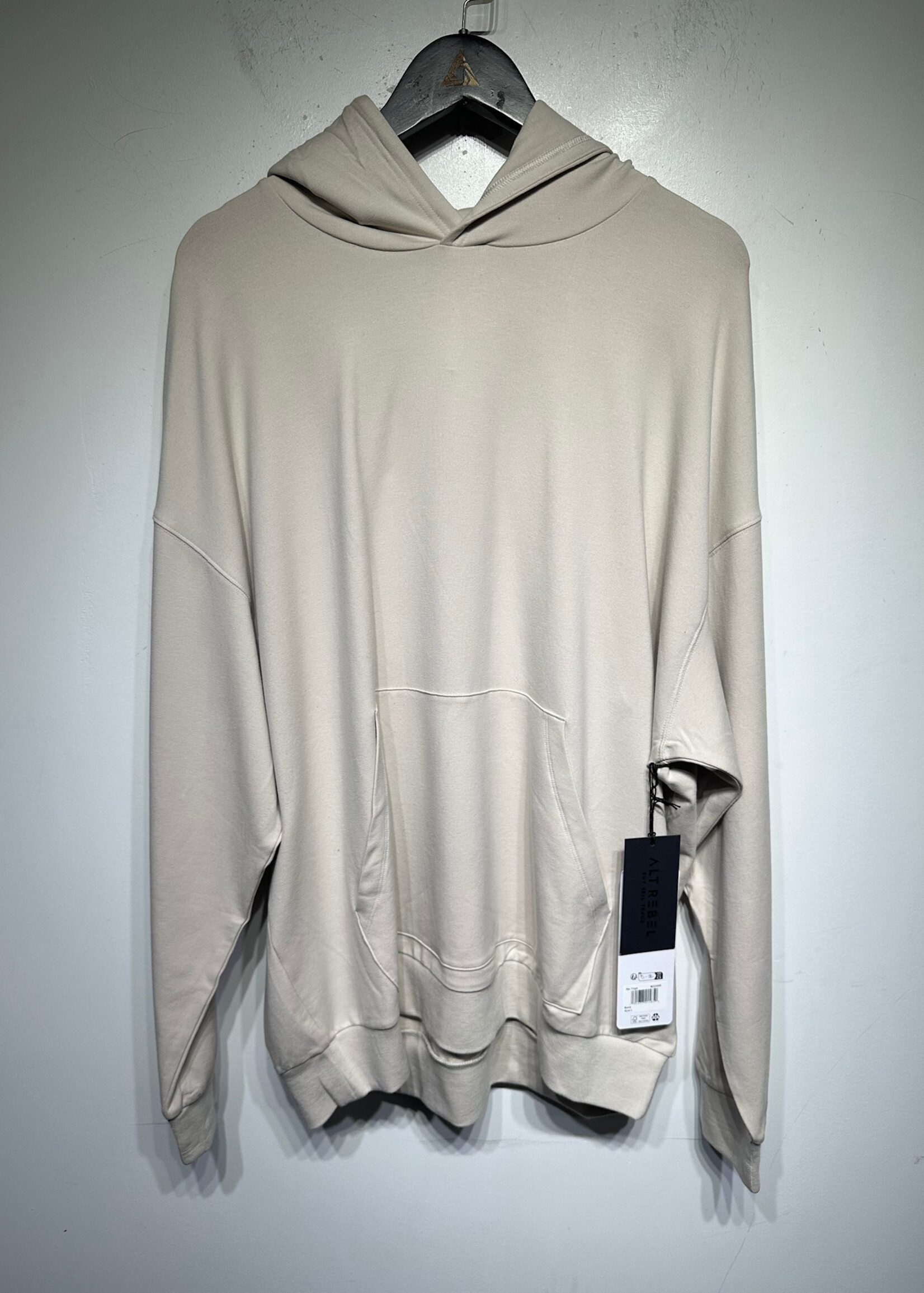 Alo NWT Light Tan Double Take  Hoodie L Masc