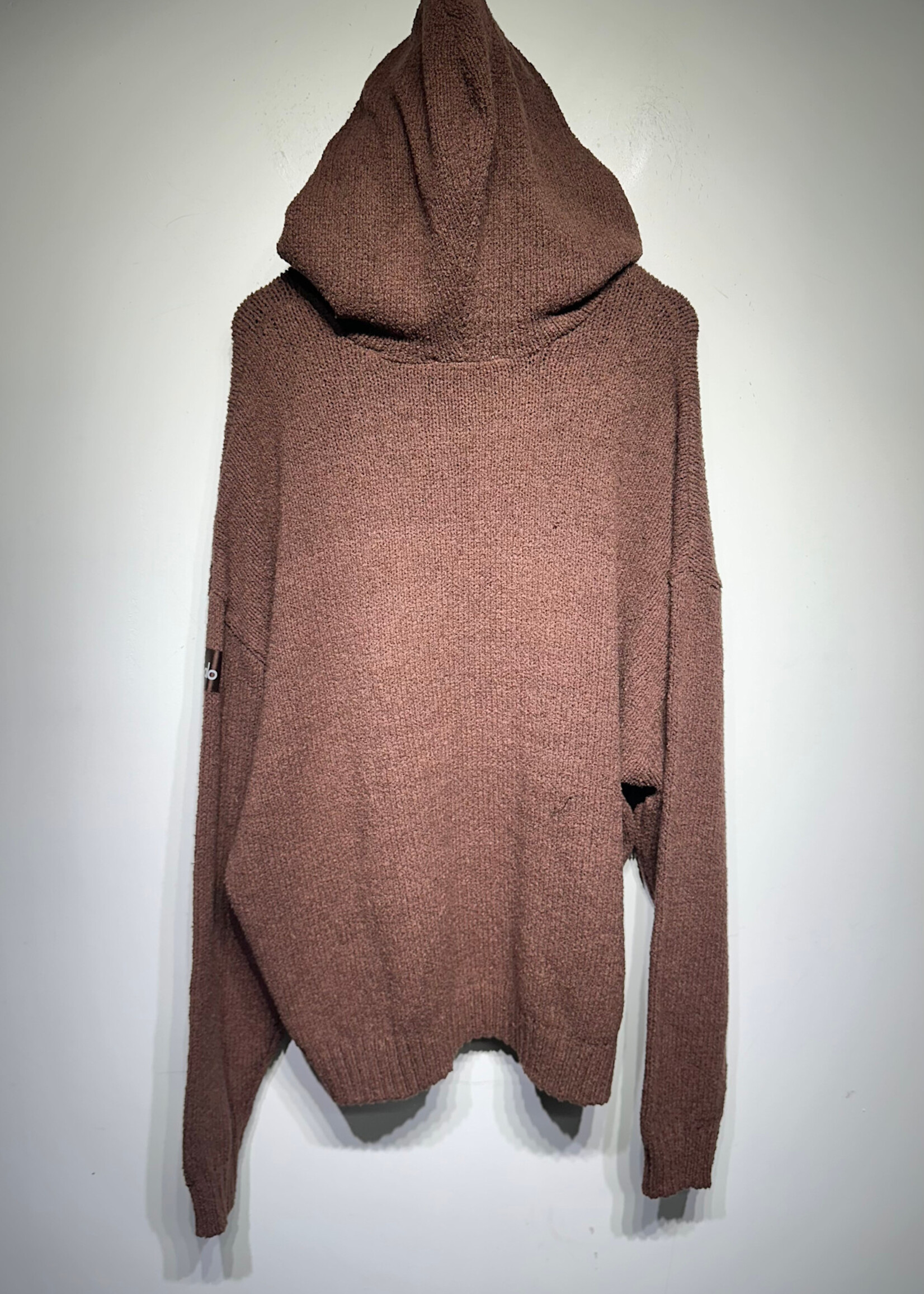 Alo Brown Loose Terry Hoodie 2XL Masc