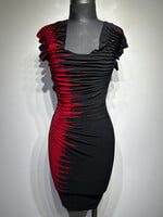 Rampage Scorpion Like Black Red Dress S