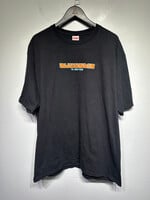 Supreme Black Orange Blue Reverse Tee XL