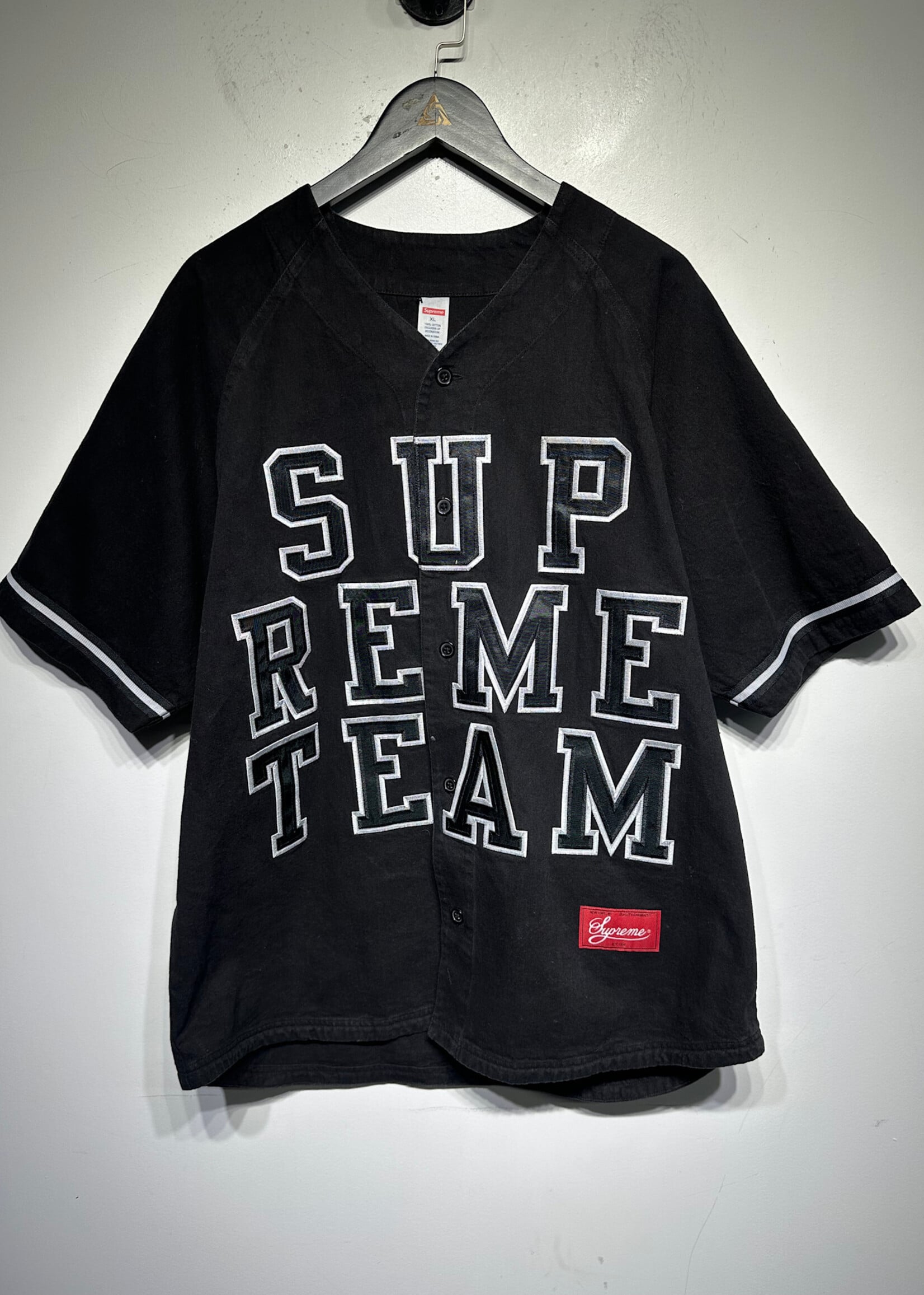 Supreme Black FW 22 Baseball Jersey XL