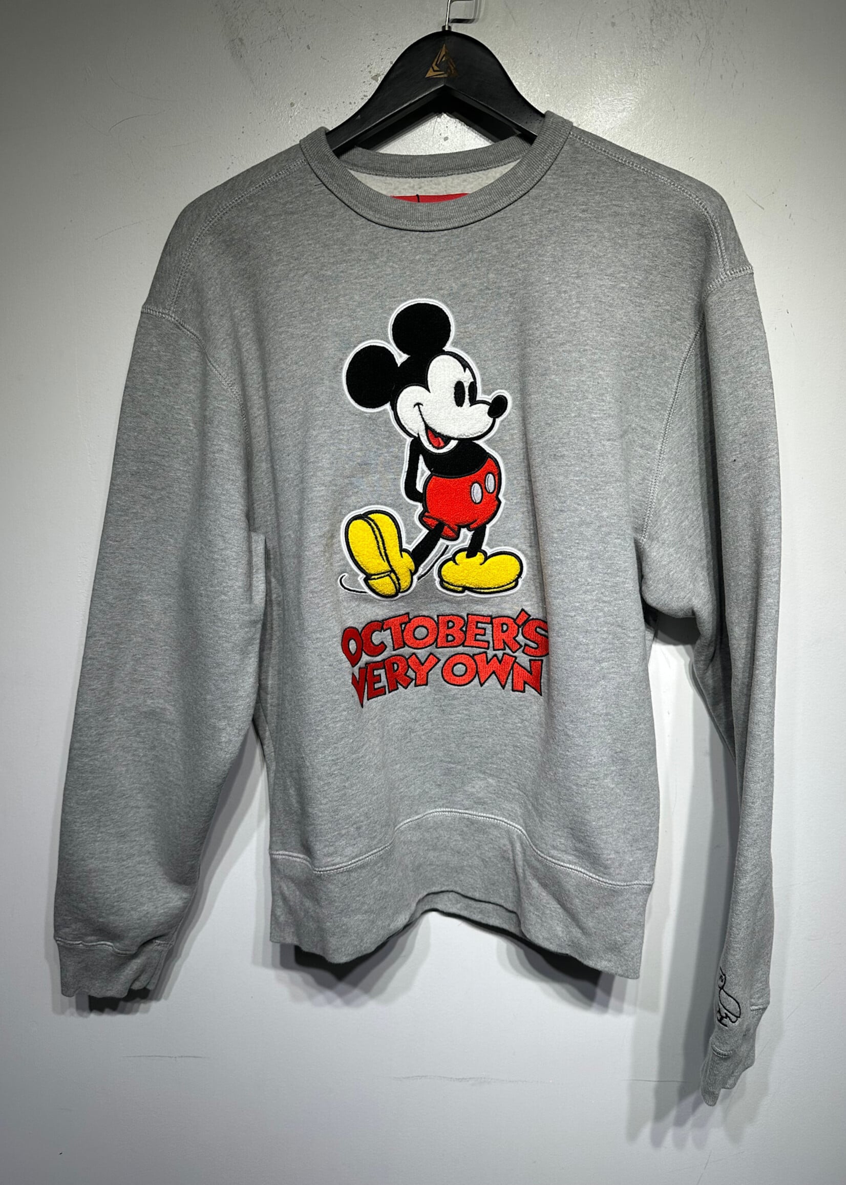 OVO X Disney Mickey Mouse Grey Sweater Masc S