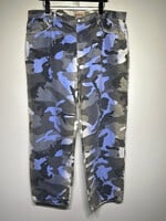 Stussy Blue Camo Baggy Jeans 38