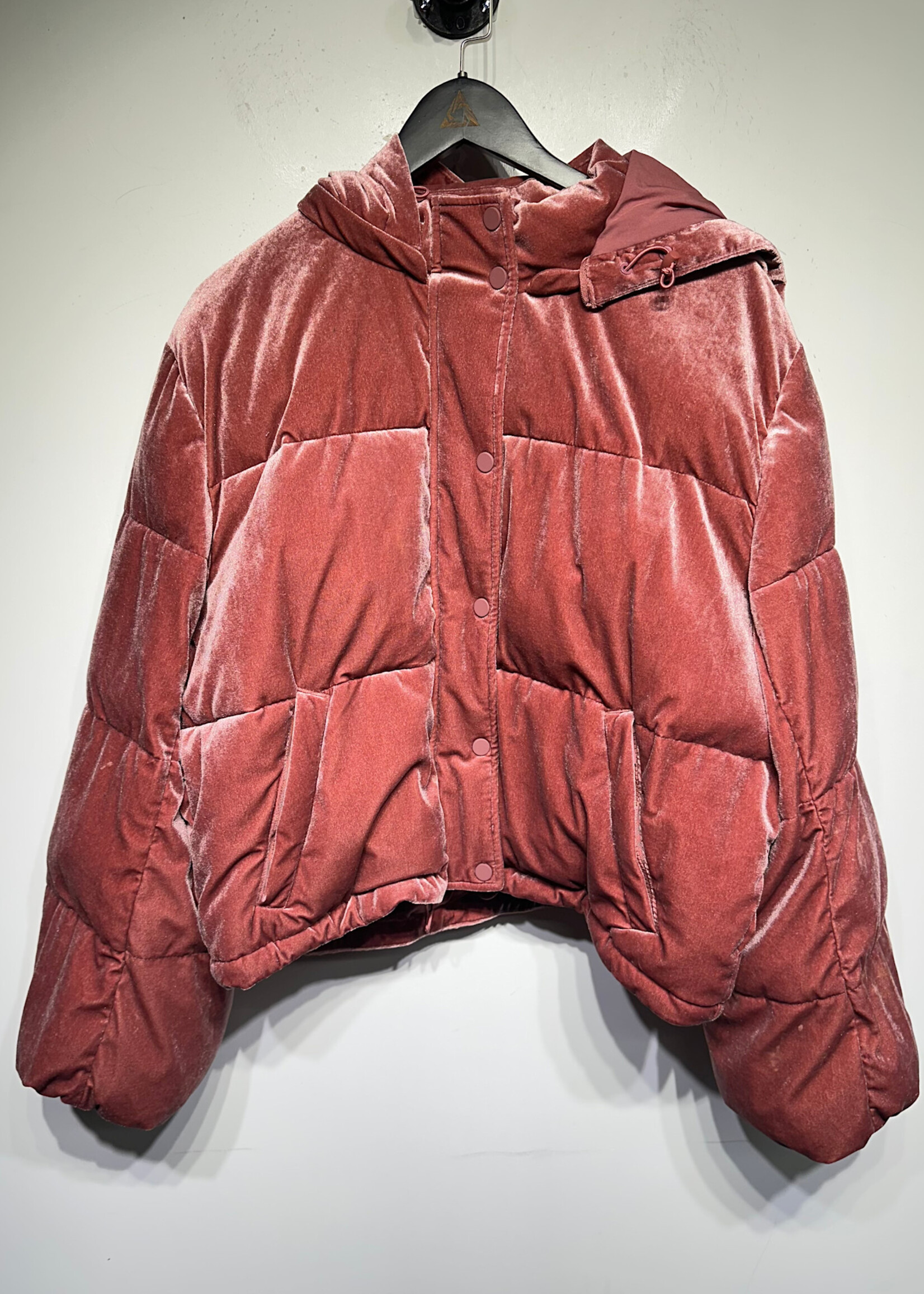 Alo Rose Gold Puffer Jacket Fem L