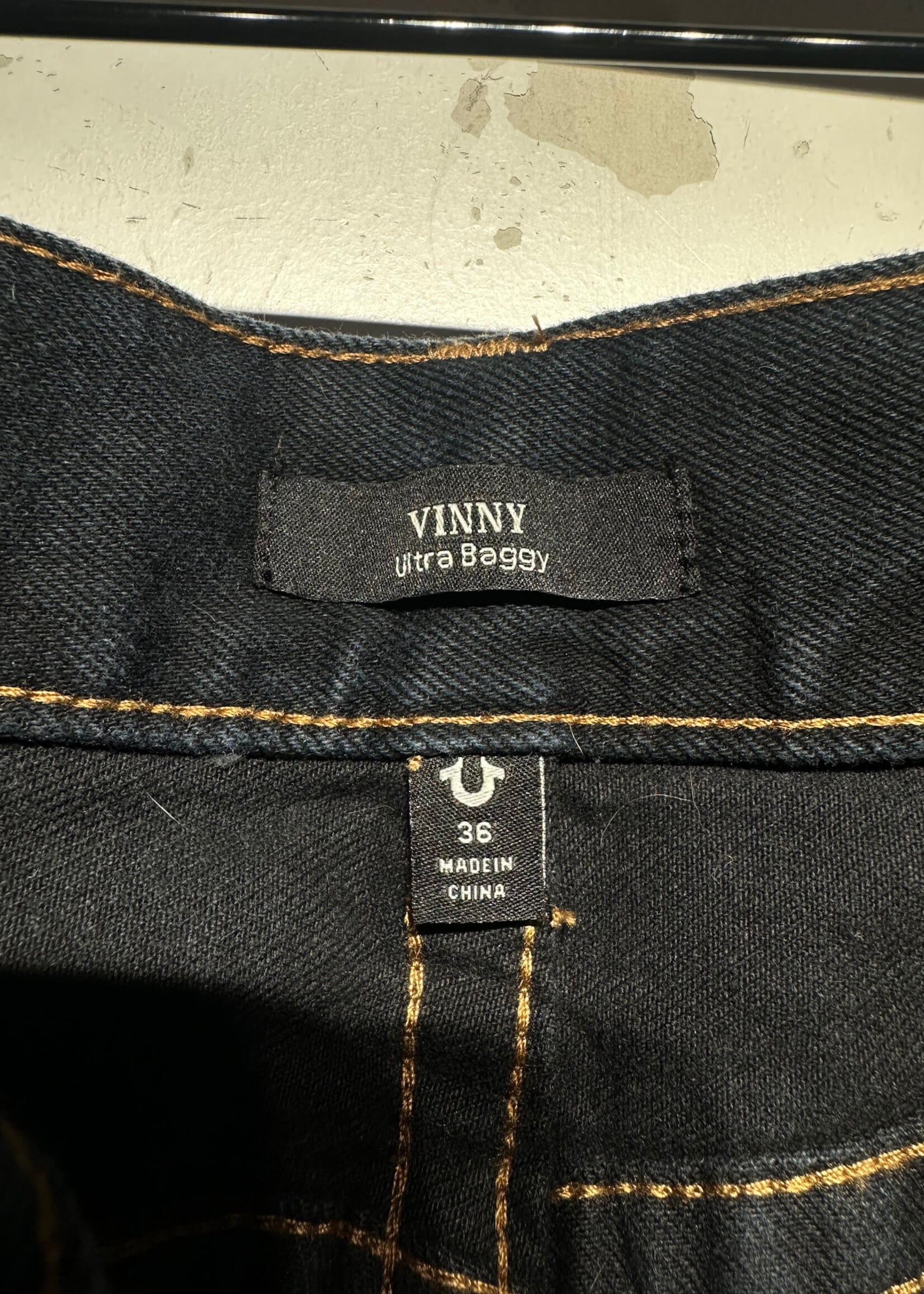 True religion NWT Darkwash Vinny Baggy Jeans 36