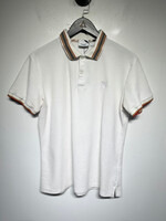 Burberry White Novacheck Polo Tee XXL AS IS