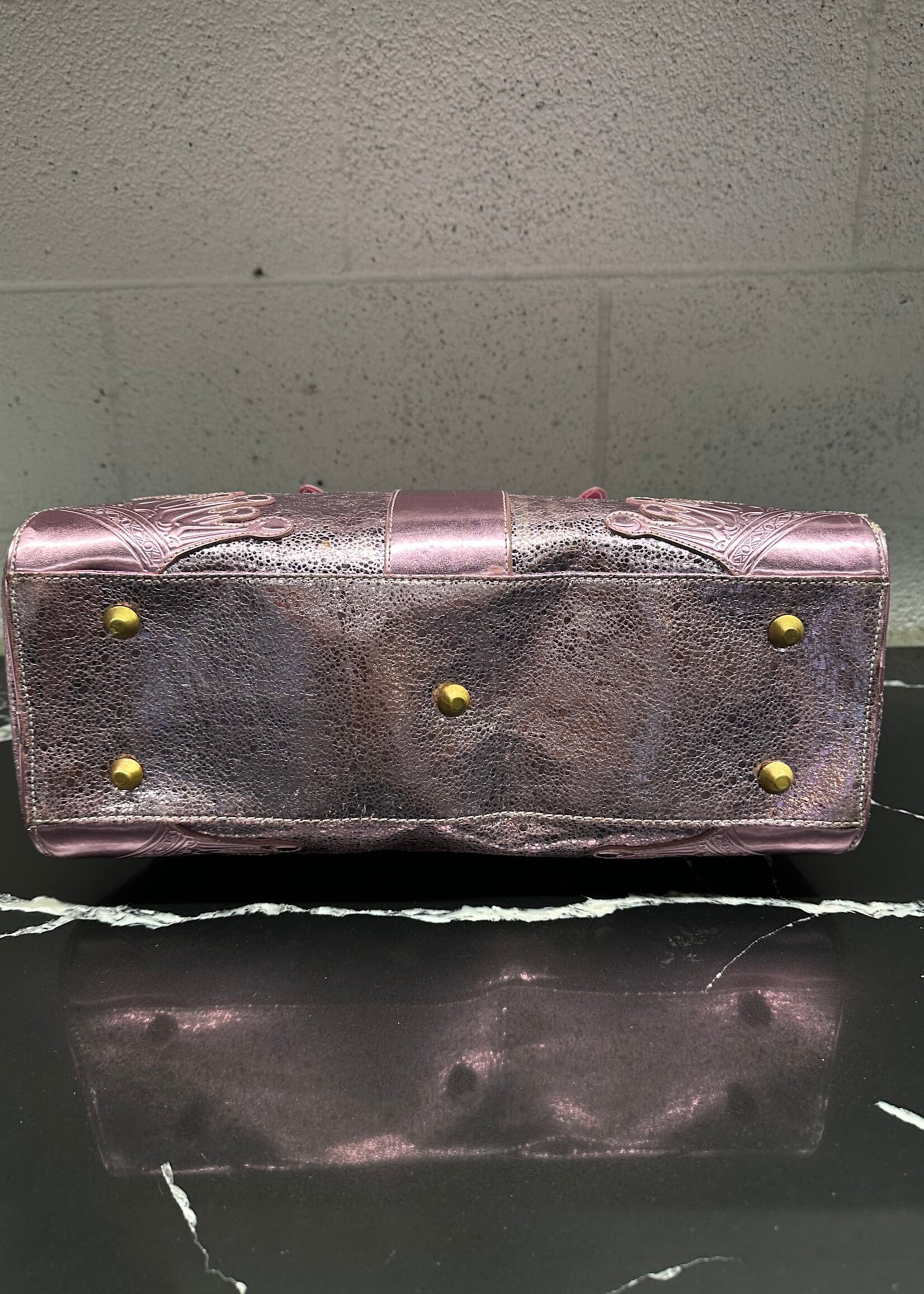Christian Audigier Y2K Pink Keepall Duffle As Is