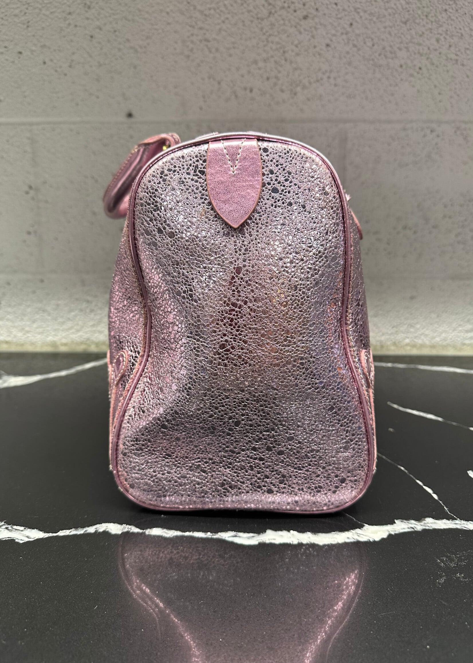 Christian Audigier Y2K Pink Keepall Duffle As Is