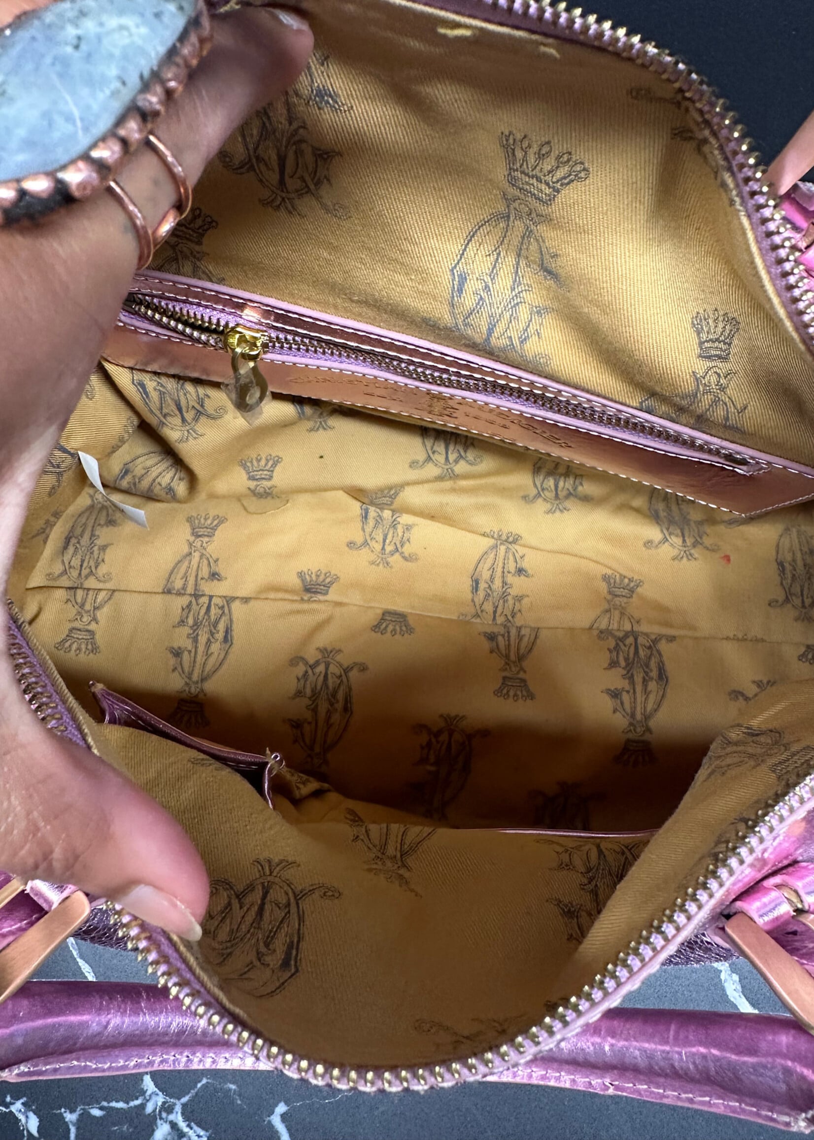 Christian Audigier Y2K Pink Keepall Duffle As Is