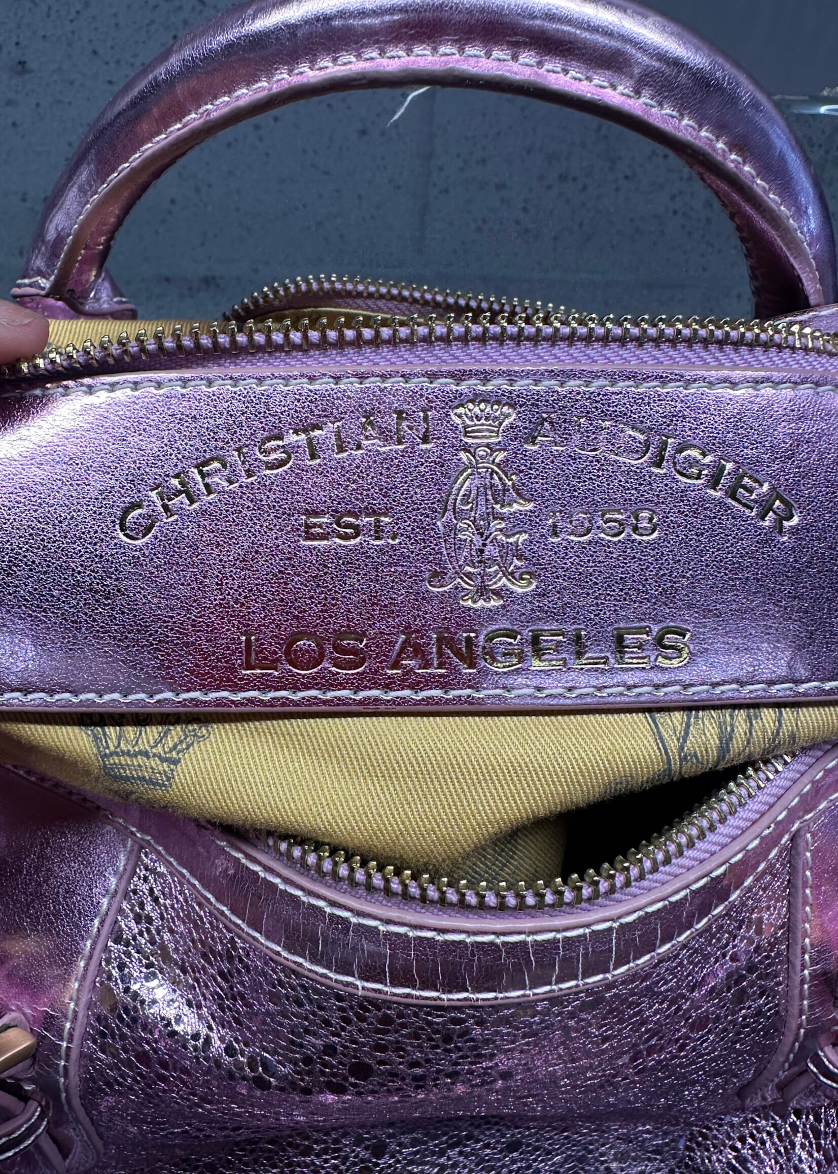 Christian Audigier Y2K Pink Keepall Duffle As Is
