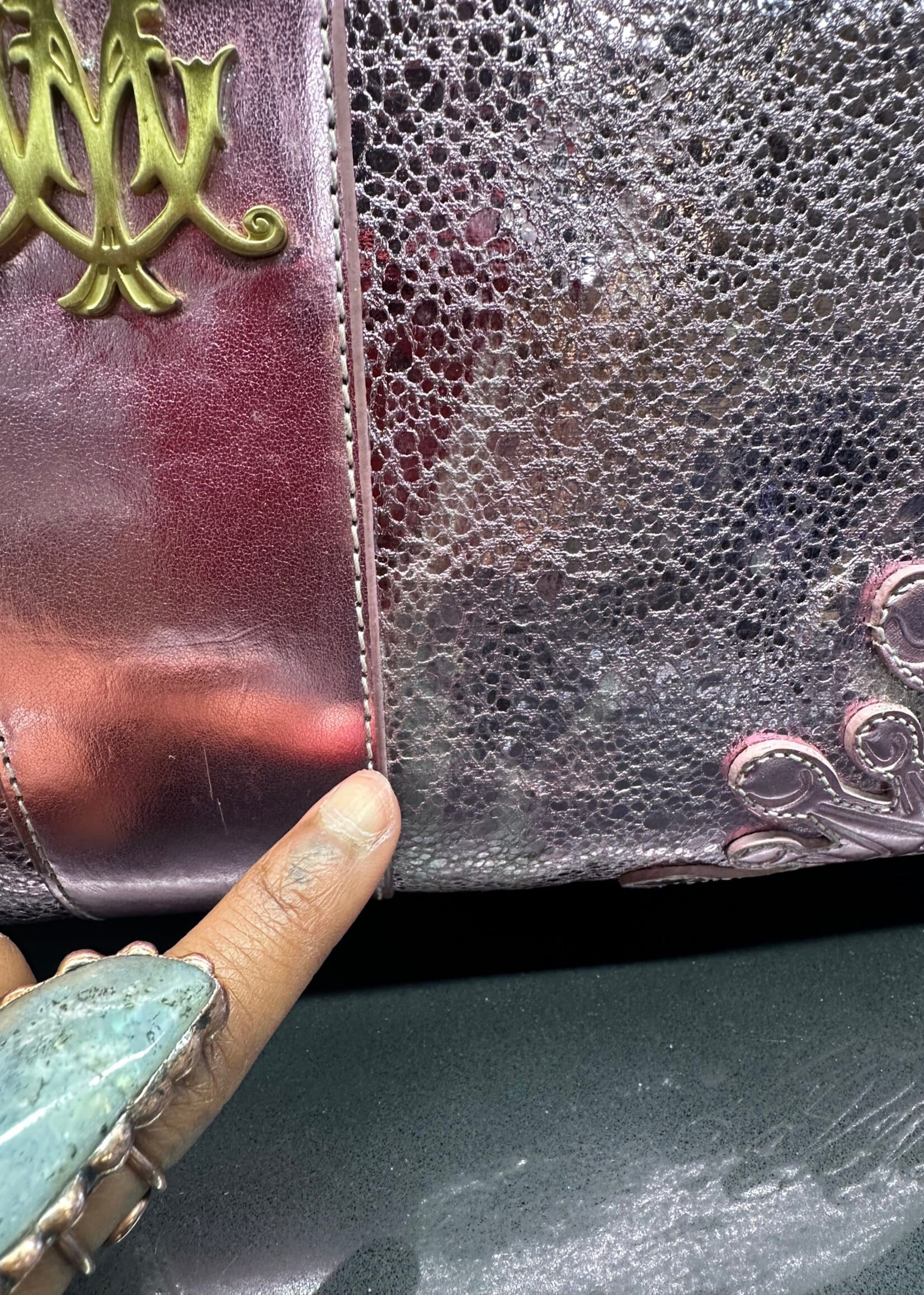 Christian Audigier Y2K Pink Keepall Duffle As Is