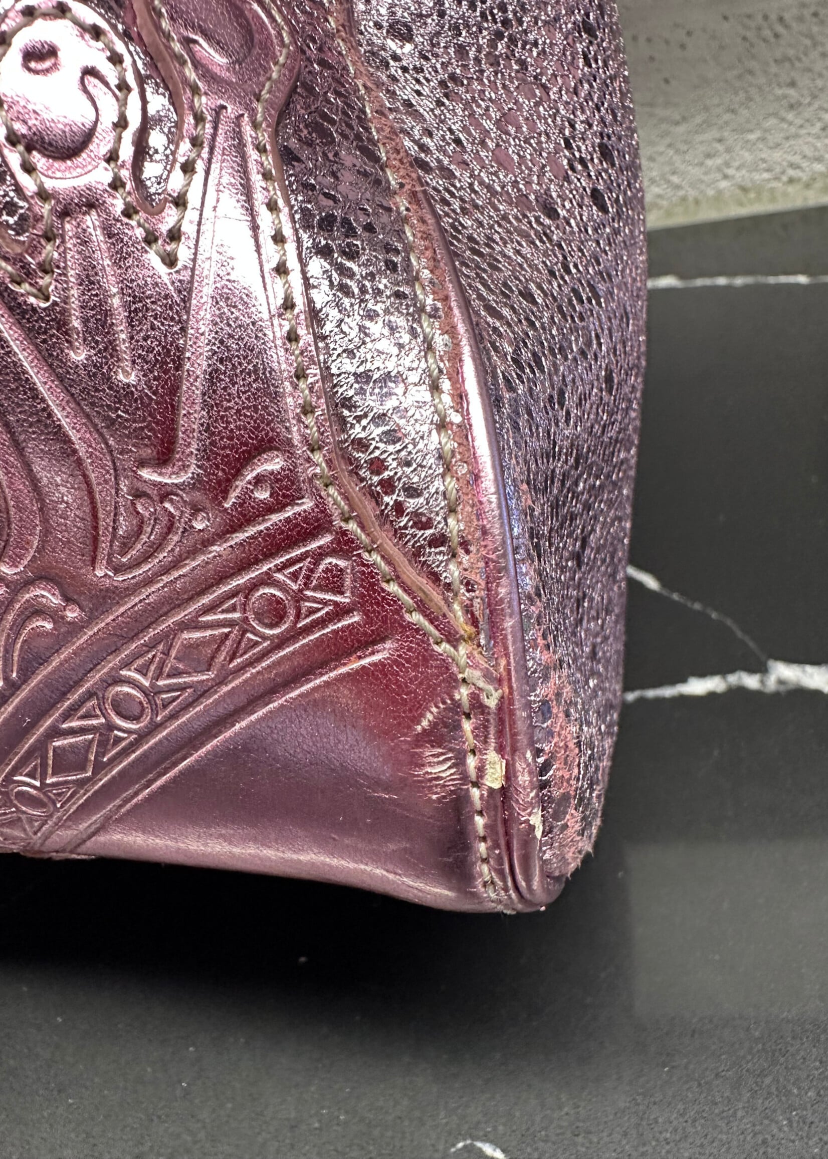Christian Audigier Y2K Pink Keepall Duffle As Is
