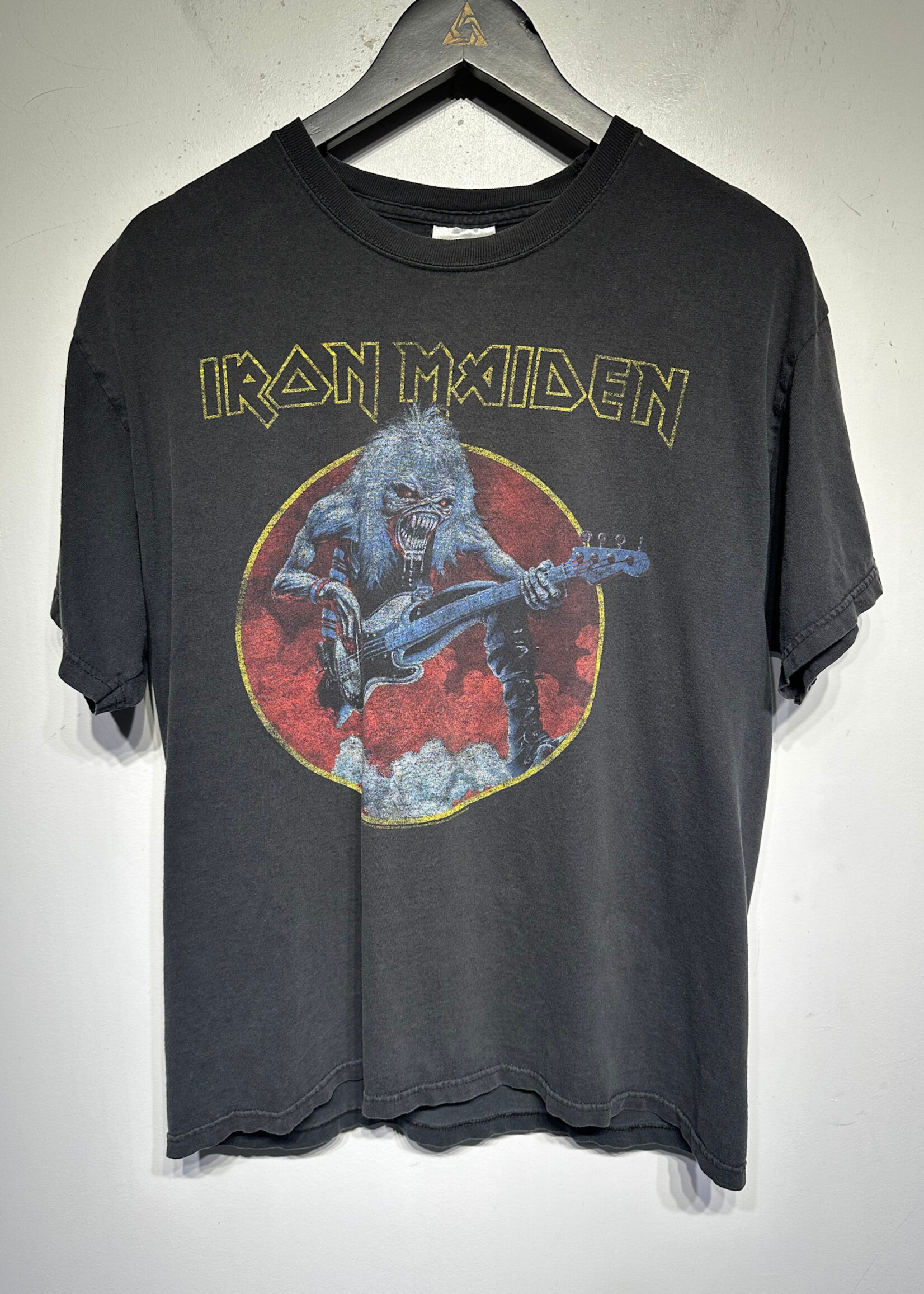 Iron Maiden Black 2007 Faded Tee Masc L