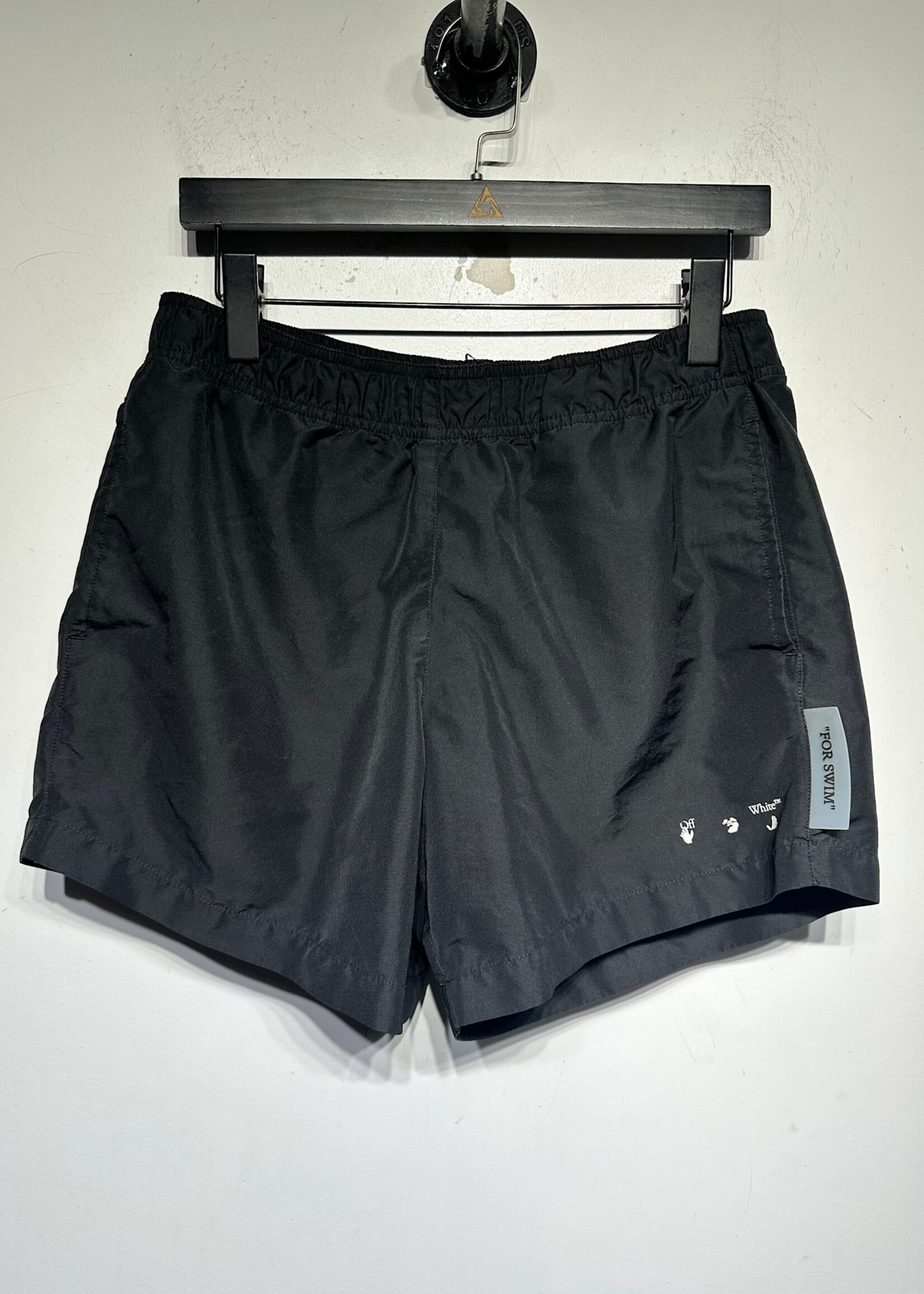 Off-White Black Nylon "Swim" Swim Suit Masc 31-34