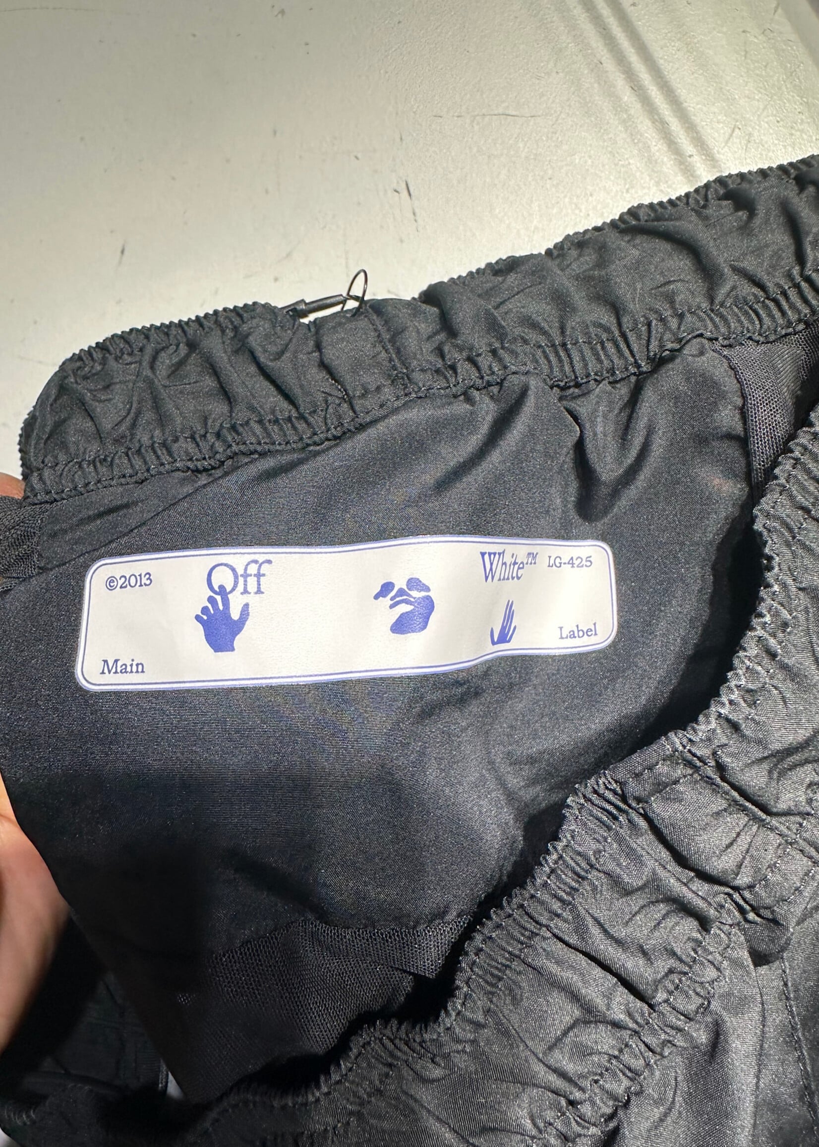 Off-White Black Nylon "Swim" Swim Suit Masc 31-34