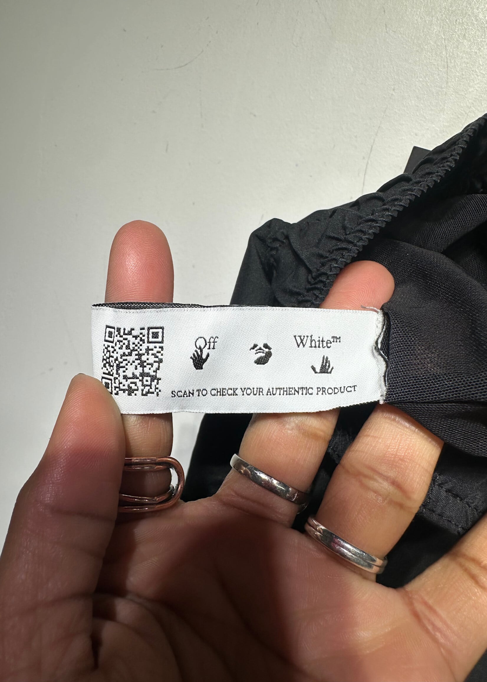Off-White Black Nylon "Swim" Swim Suit Masc 31-34
