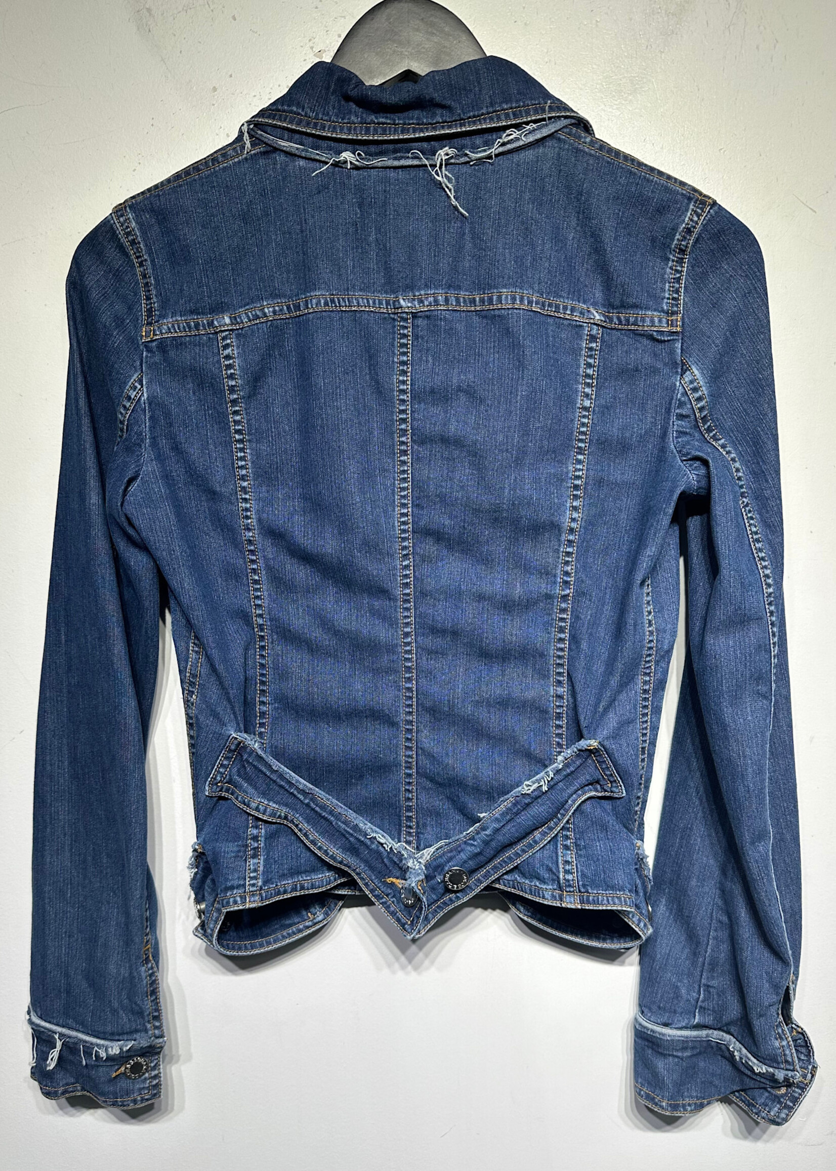 Dolce and Gabbana Cinchback Denim Jacket Fem S
