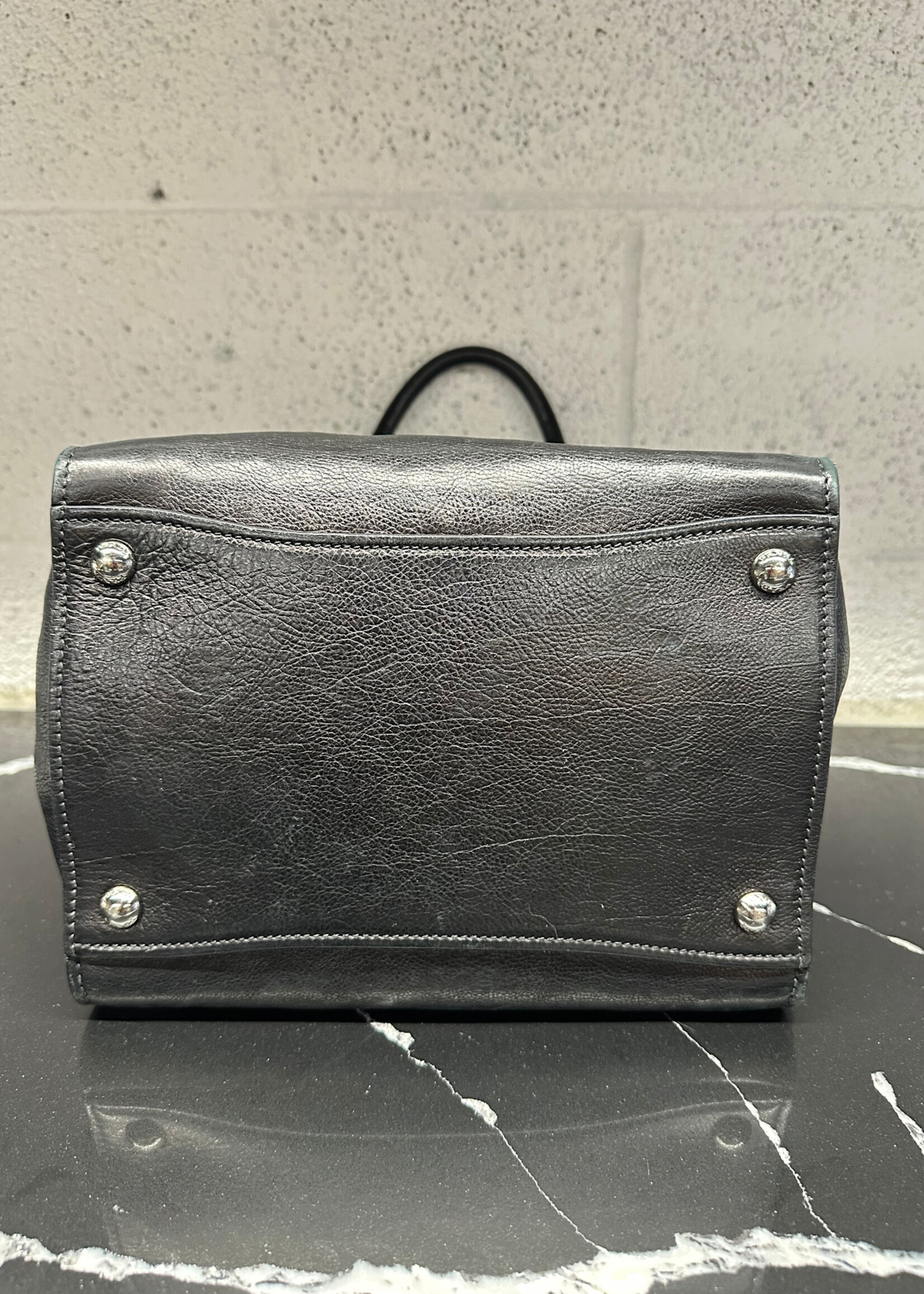 Prada Calf Leather Top Handle Bag *Consignment*
