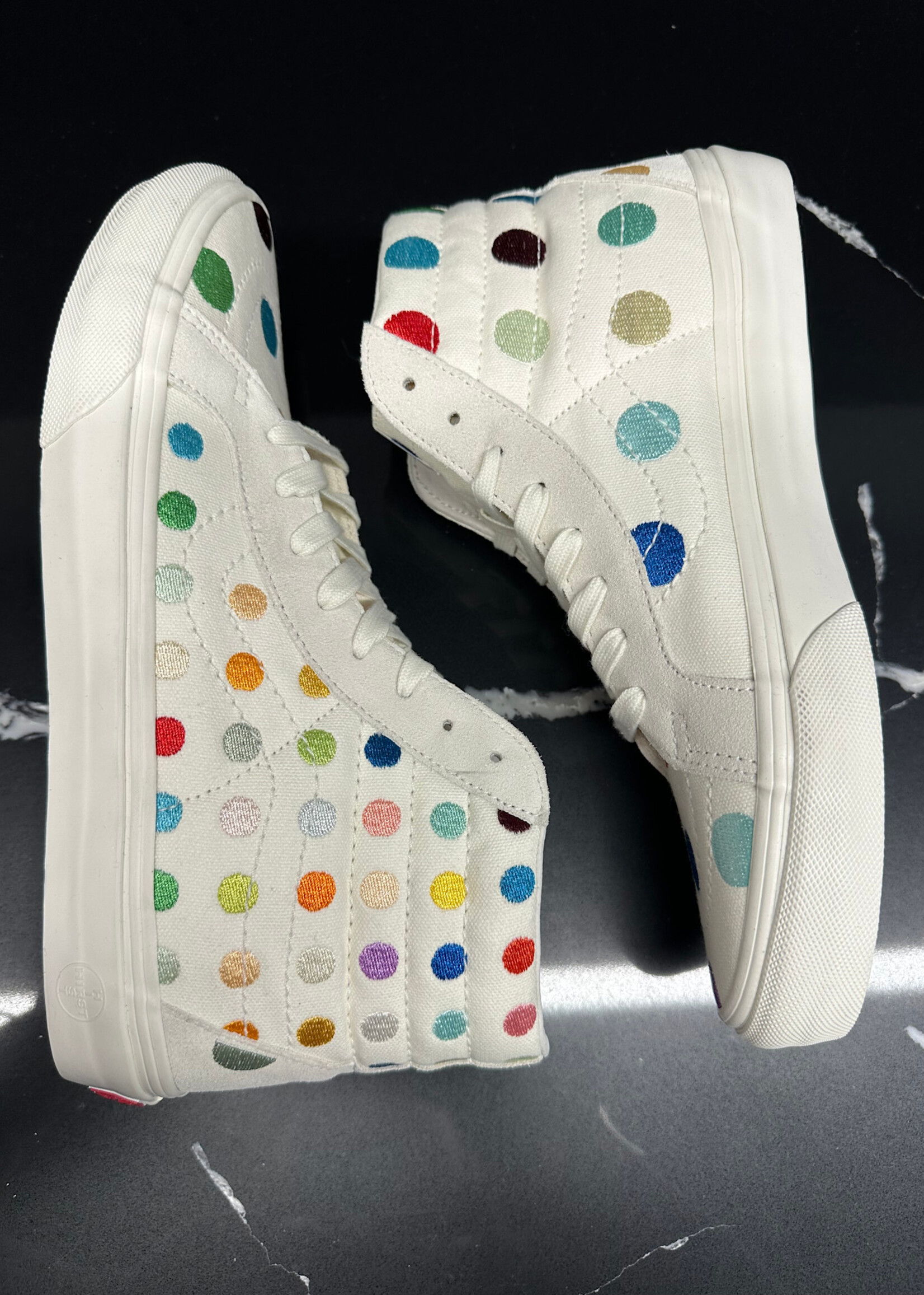 Vans X Damien Hirst Reissued Polka Dot Hi Sneakers 9