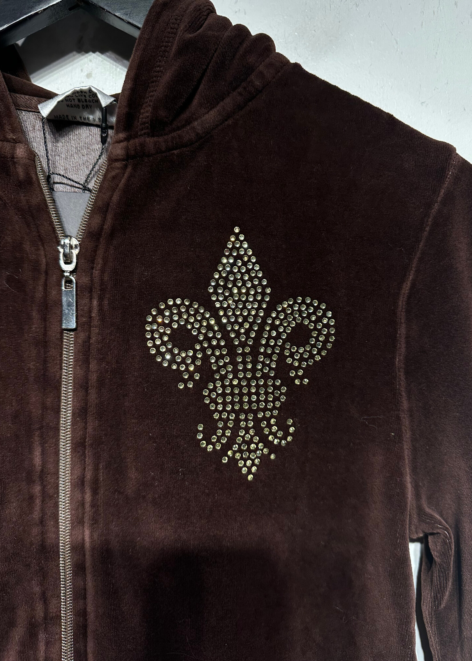 Tarykh Y2K Bedazzled Spade Brown Track Set M/L