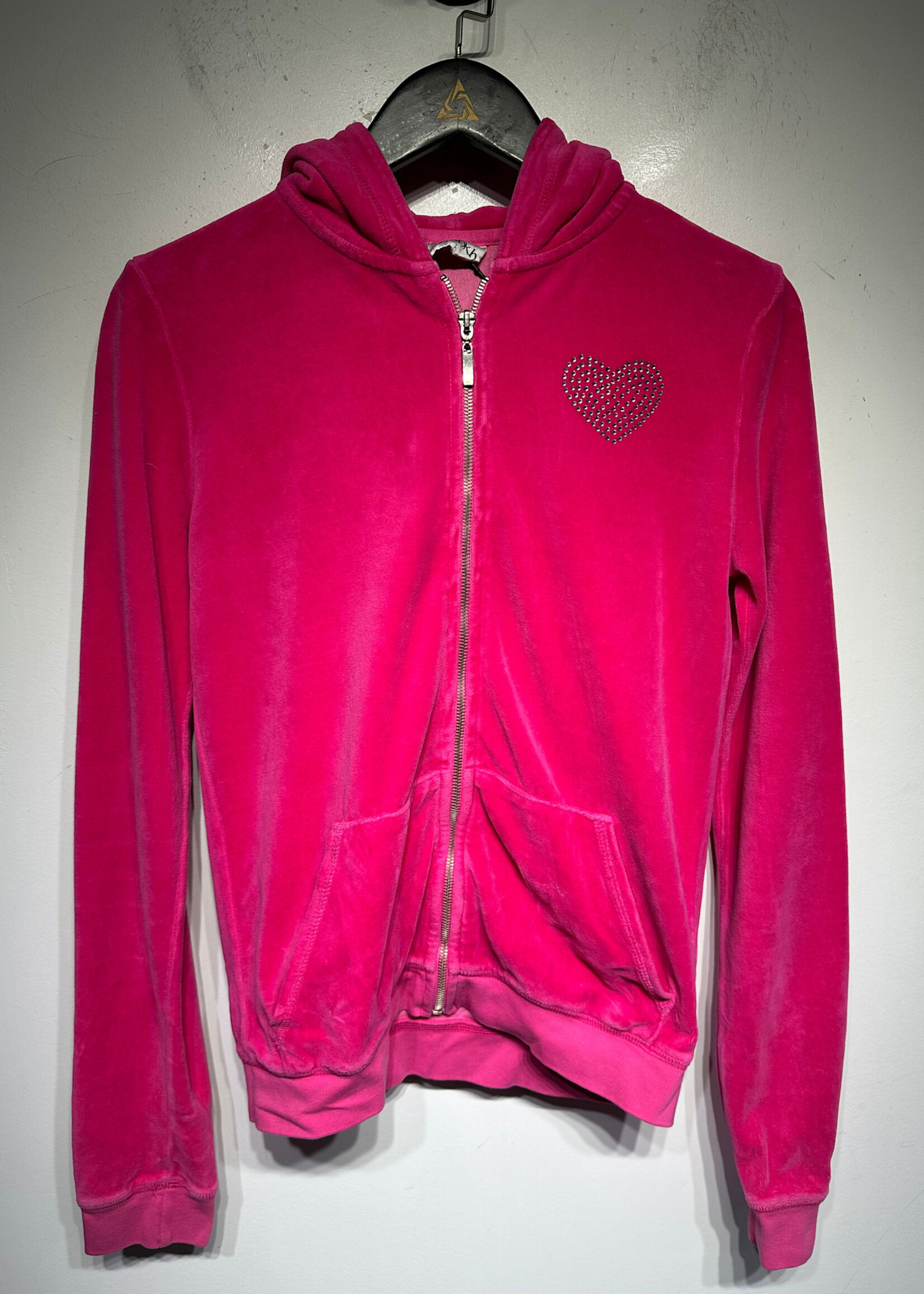 Tarykh Pink 'Live' Y2K Velour Track Set M/L