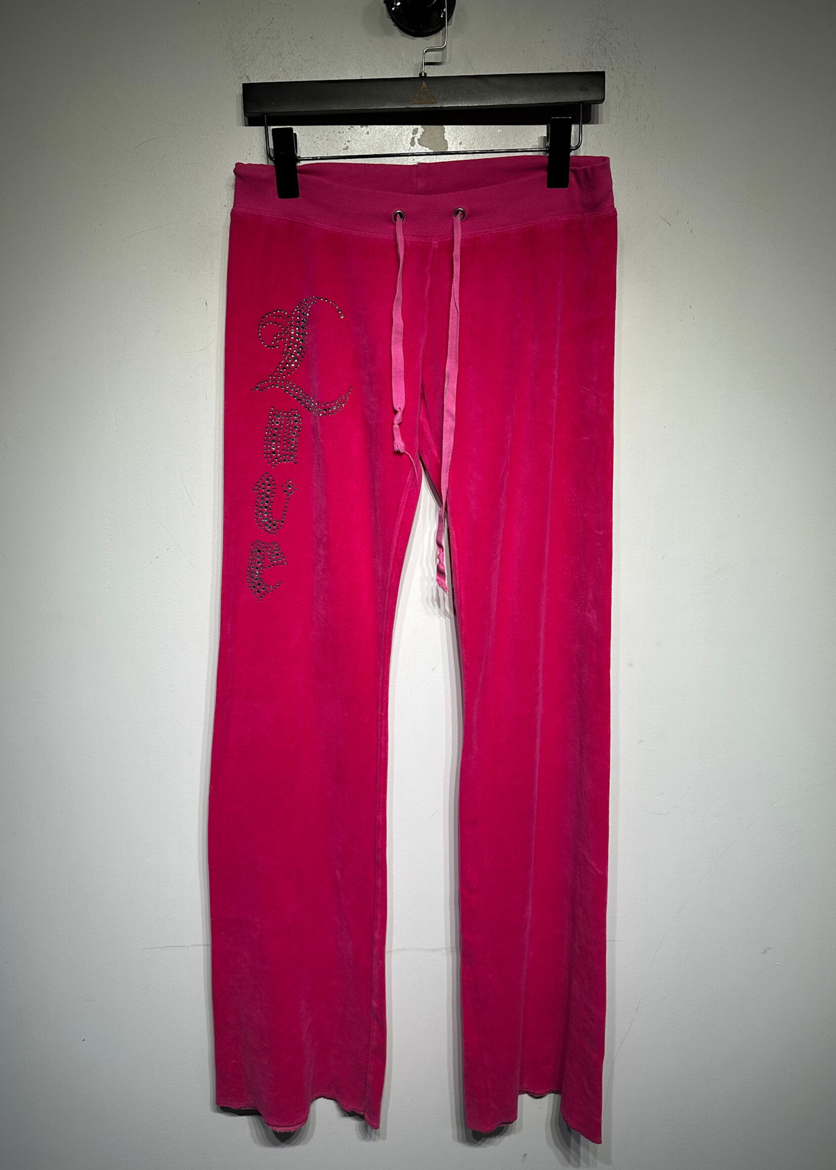 Tarykh Pink 'Live' Y2K Velour Track Set M/L