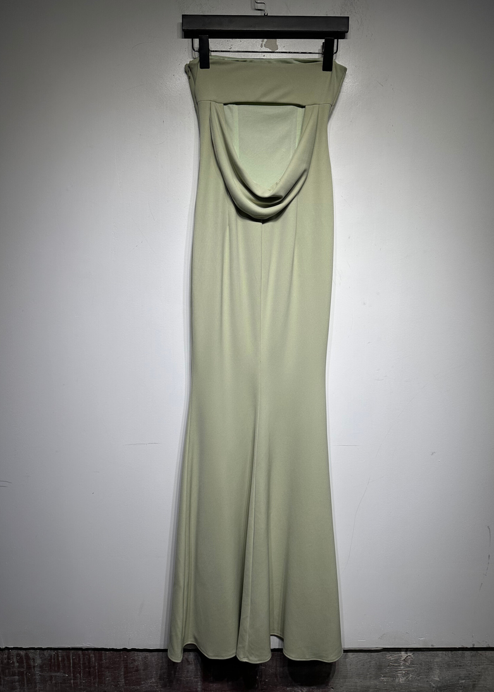 Katie May Mint Green Strapless Maxi Dress XS