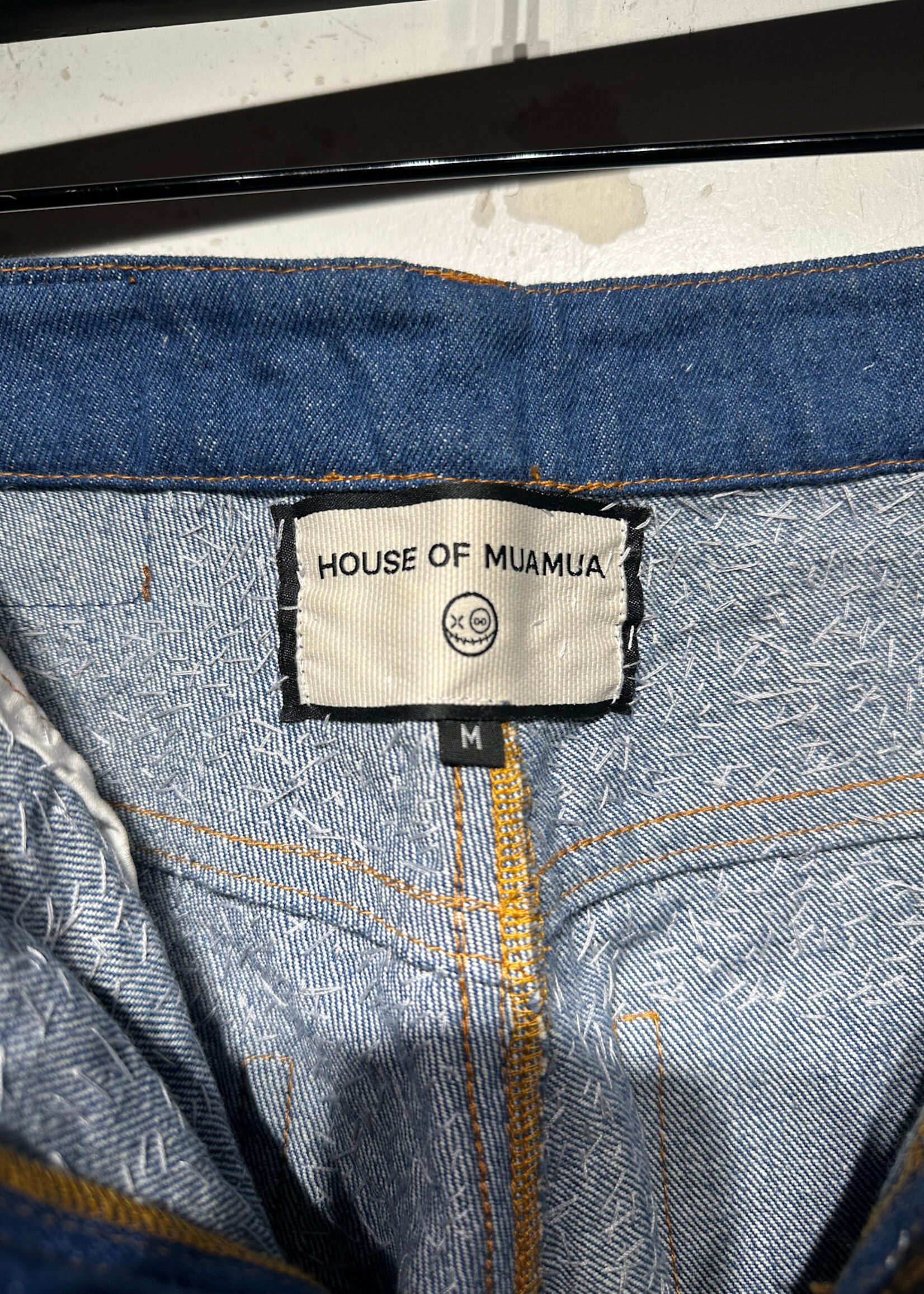 House of Mua Mua Denim Sequin Set Fem M