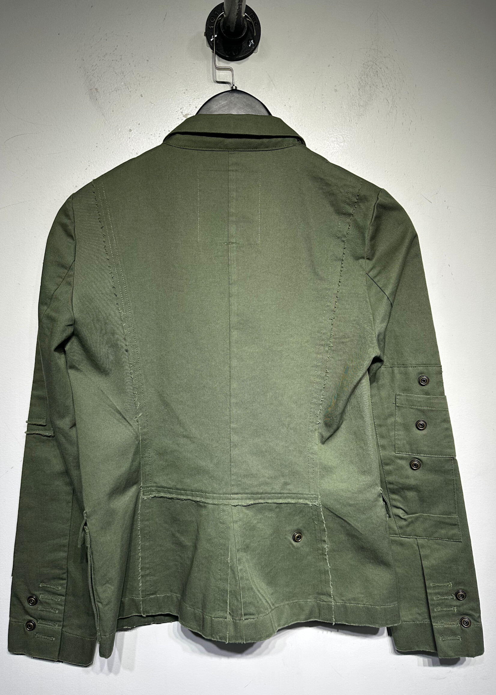 Zadig and Voltaire Olive Green Blazer Fem S