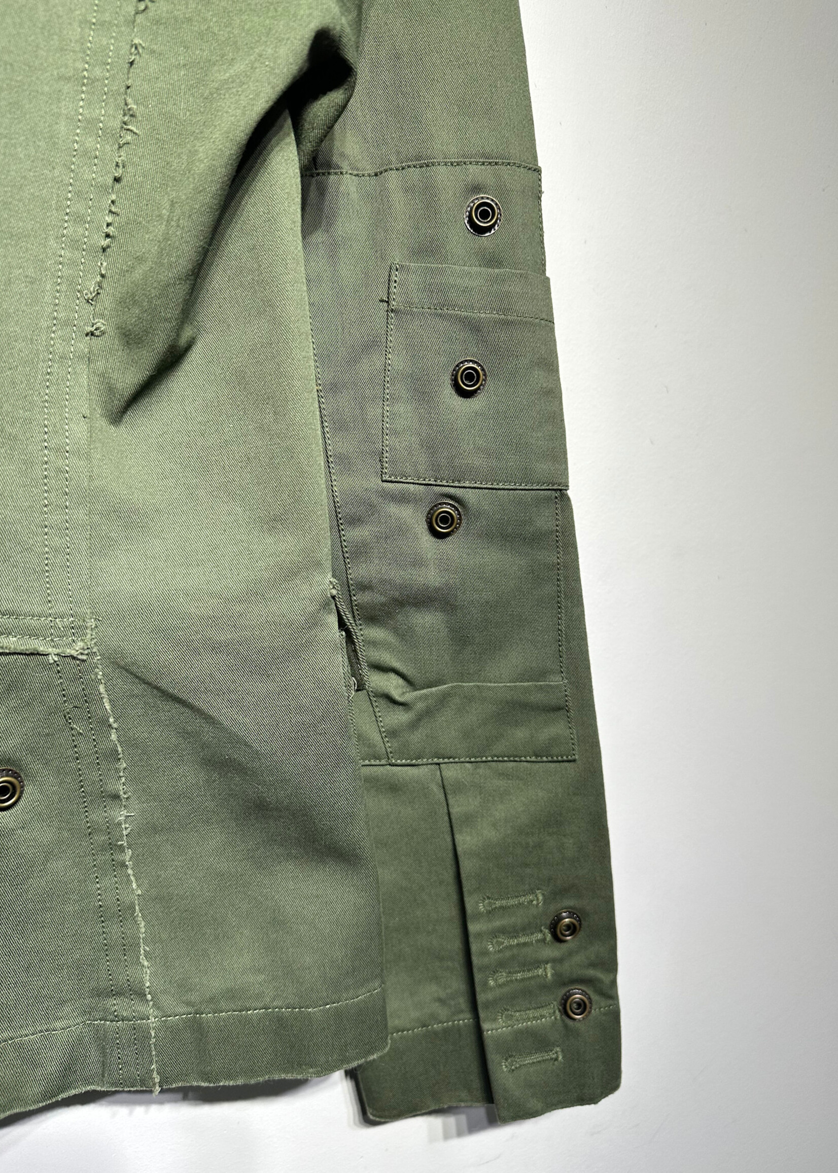 Zadig and Voltaire Olive Green Blazer Fem S