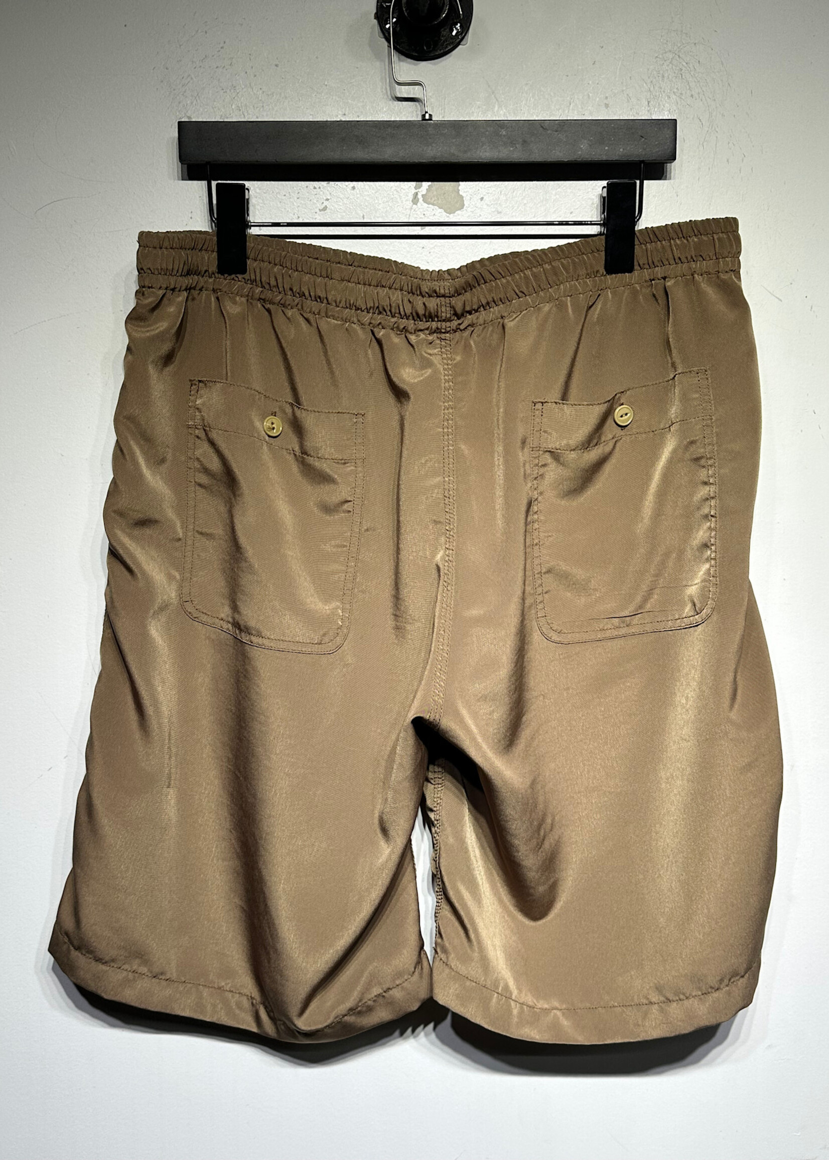 Needles Tan Shorts W Purp Butterfly Masc XL/34-38"