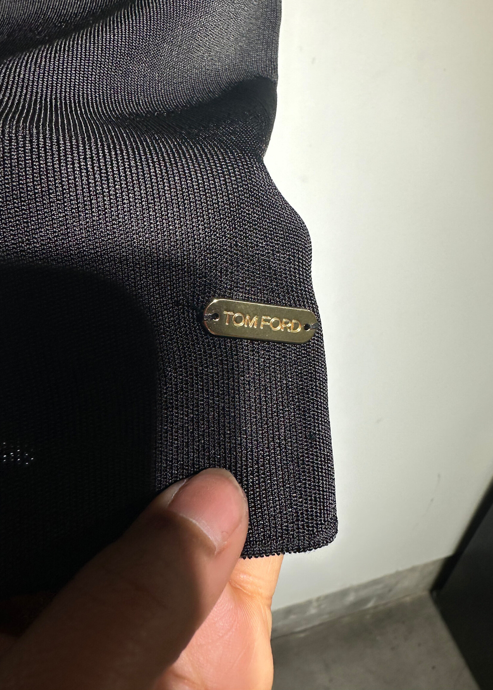 Tom Ford NWT Black Knitwear Shirt XS Retail: $1390